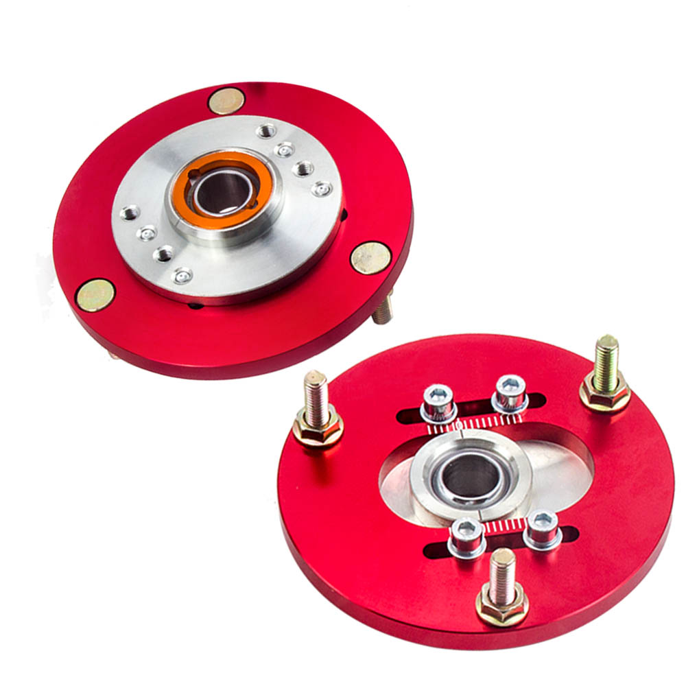 2x Front Coilover Camber Plate Top Mount Fit For BMW E36 3 Series 318 320 323