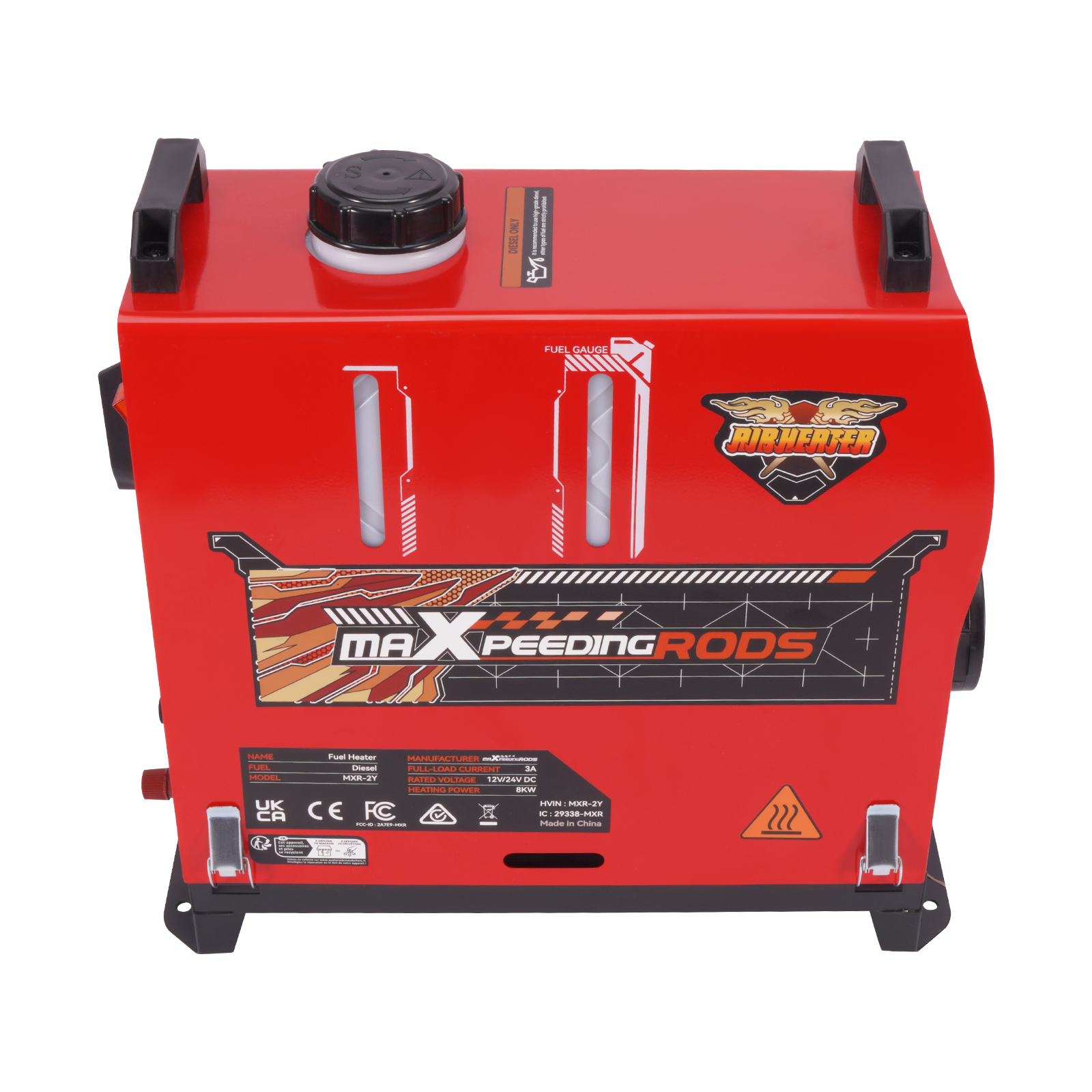 Diesel Heater 8KW Bluetooth App+ Dual Power Supply Modes For Car + Power Adapter