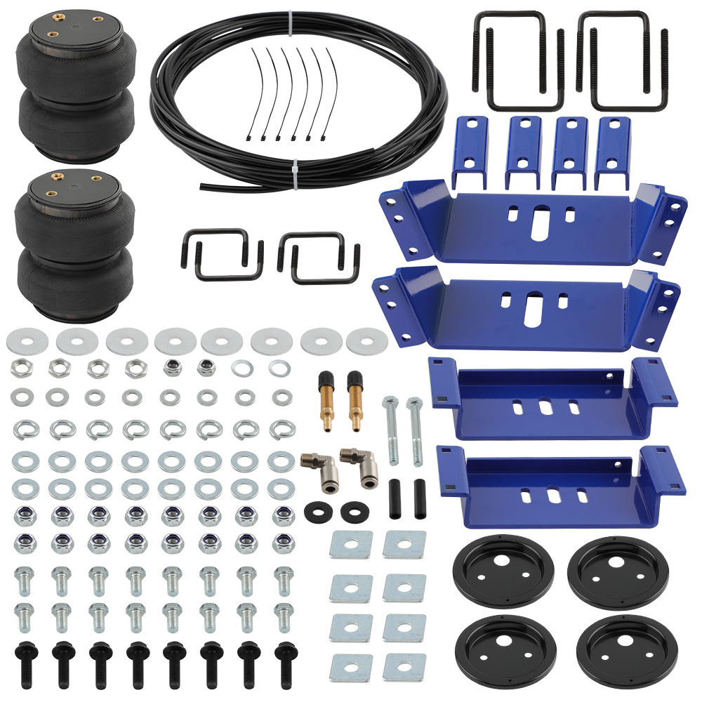 Air Spring Bag Suspension Leaf Helper Kit For Chevrolet GMC Ford F-150 PICKUP