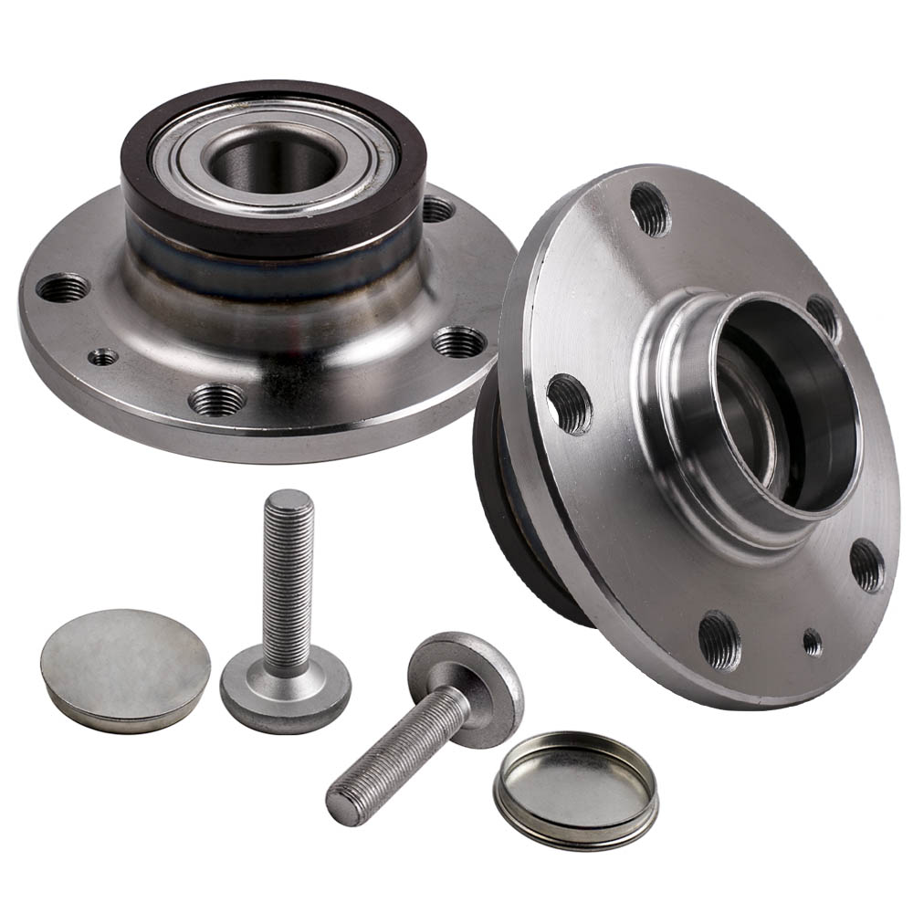 2x Rear Wheel Bearing HUBS For VW Golf MK V Jetta MK III Passat 3C2 A32