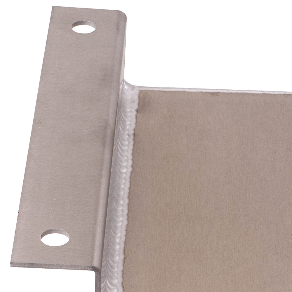 Universal 2.5 Gallon 10L Fuel Cell Tank Polished Aluminum (without Sender)