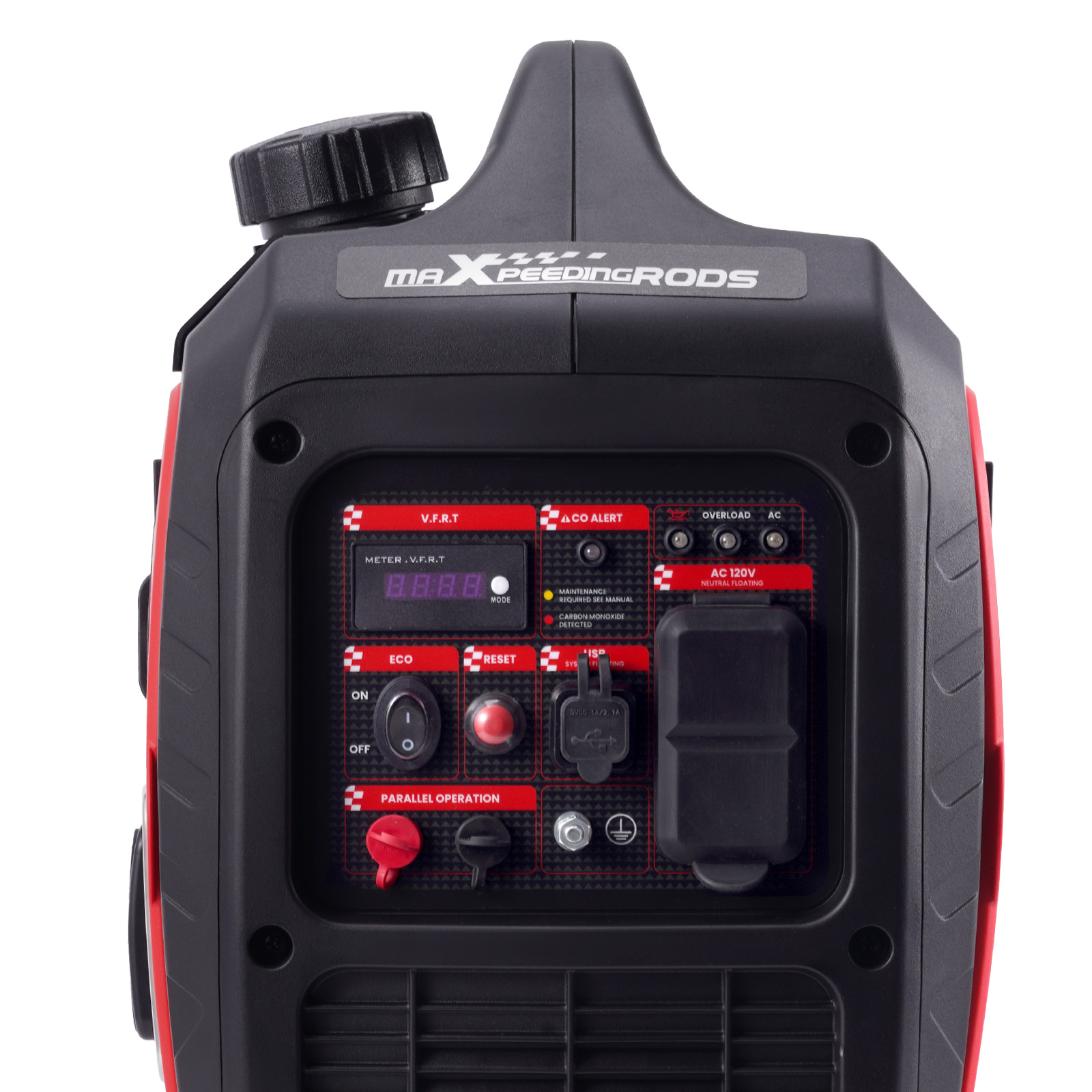 120V 2850W Inverter Generator Portable lightweight Gas Power For Camping Outdoor