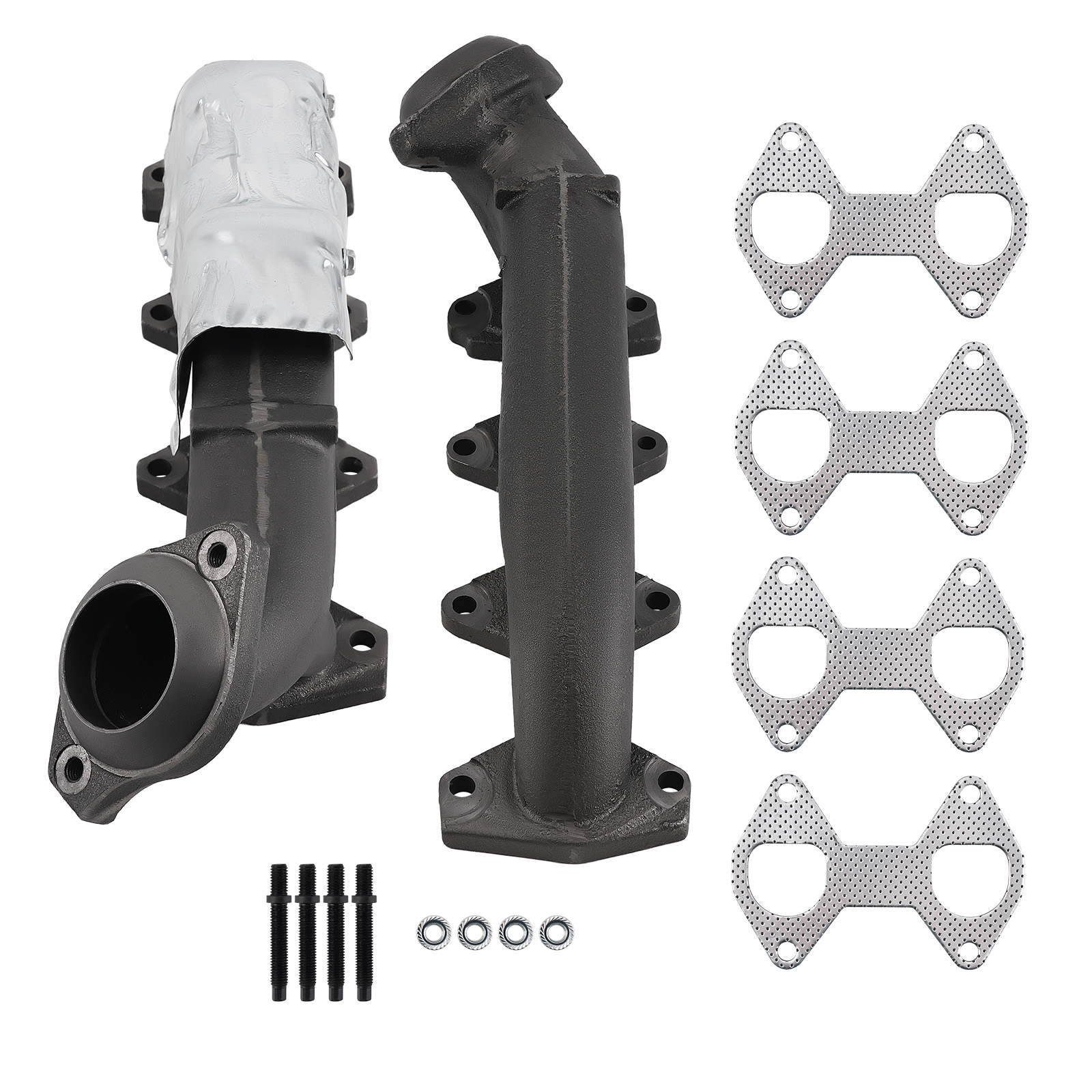 Left & Right Exhaust Manifold Kits For Ford F150 Expedition Lincoln Mark LT 5.4L