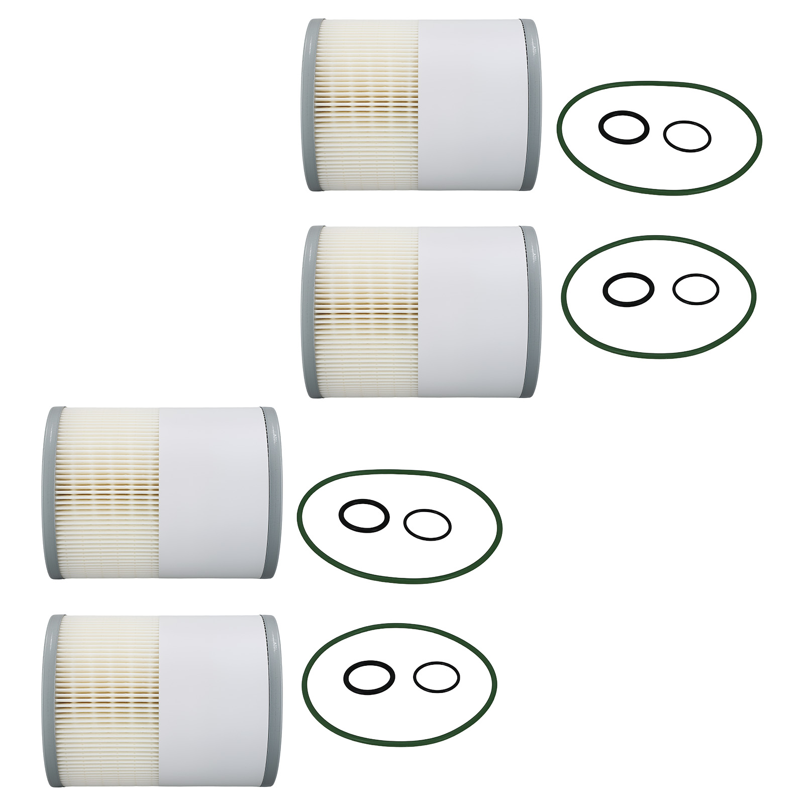 4Pcs Fuel Filters for Detroit Diesel DD13 DD15 DD16 A4720921205 PF9804