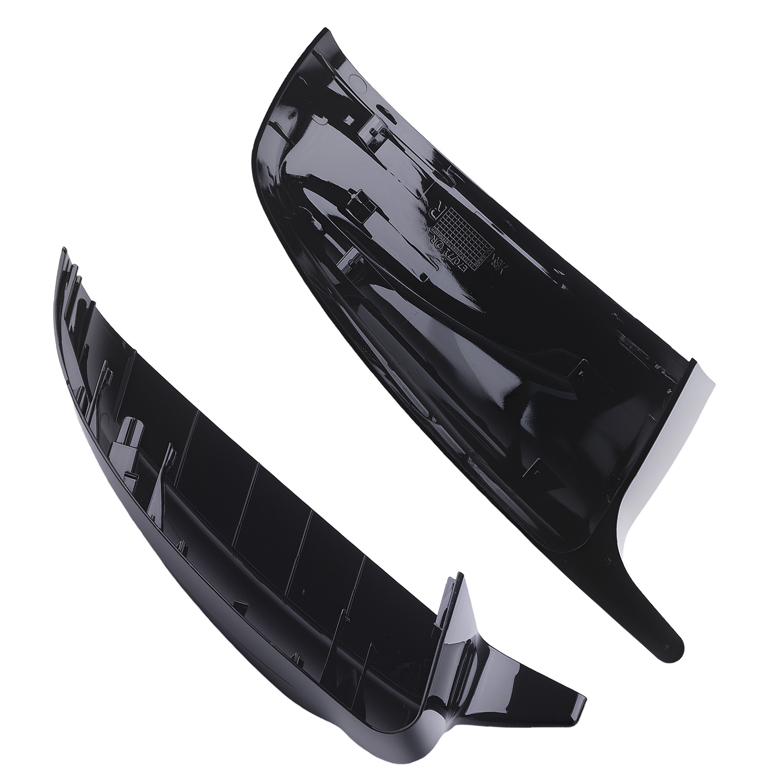 Wing Mirror Cover Caps for BMW X5 E70 X6 E71 07-13 51162182697 Black ABS 2pcs
