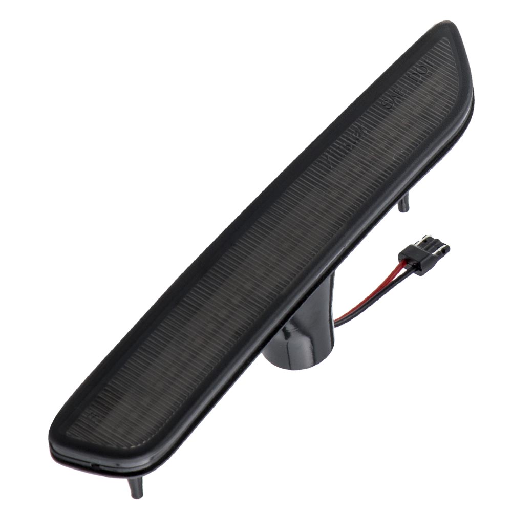 4pcs Smoked Front & Rear LED Side Marker Light Lamp For Ford Mustang 2010-2014