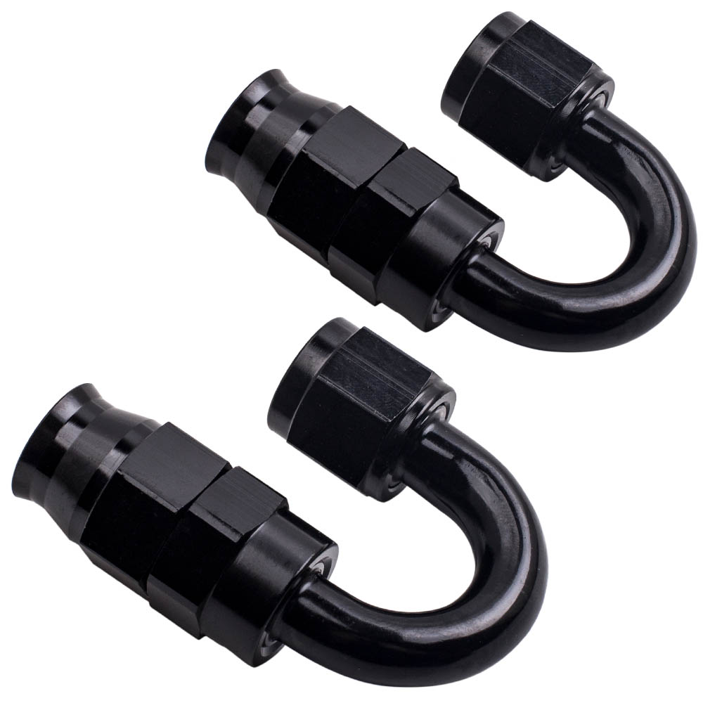 New AN6 Braided PTFE E85 Ethanol Oil Line Fuel Hose End Fitting 20FT 6 Meters