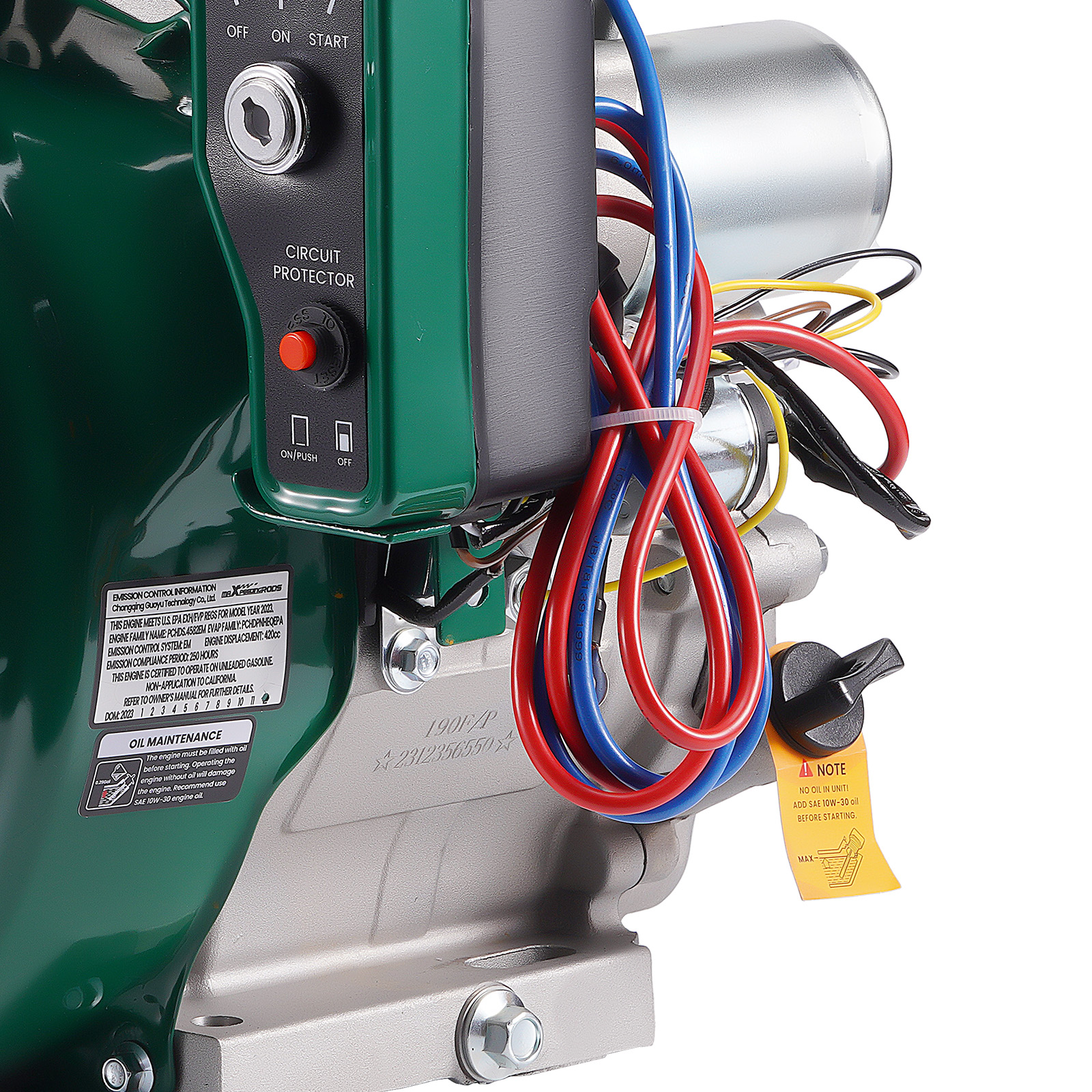 420cc  Electric Start Gasoline Engine Motor Horizontal 4-Stroke 15HP Lawn Mowers