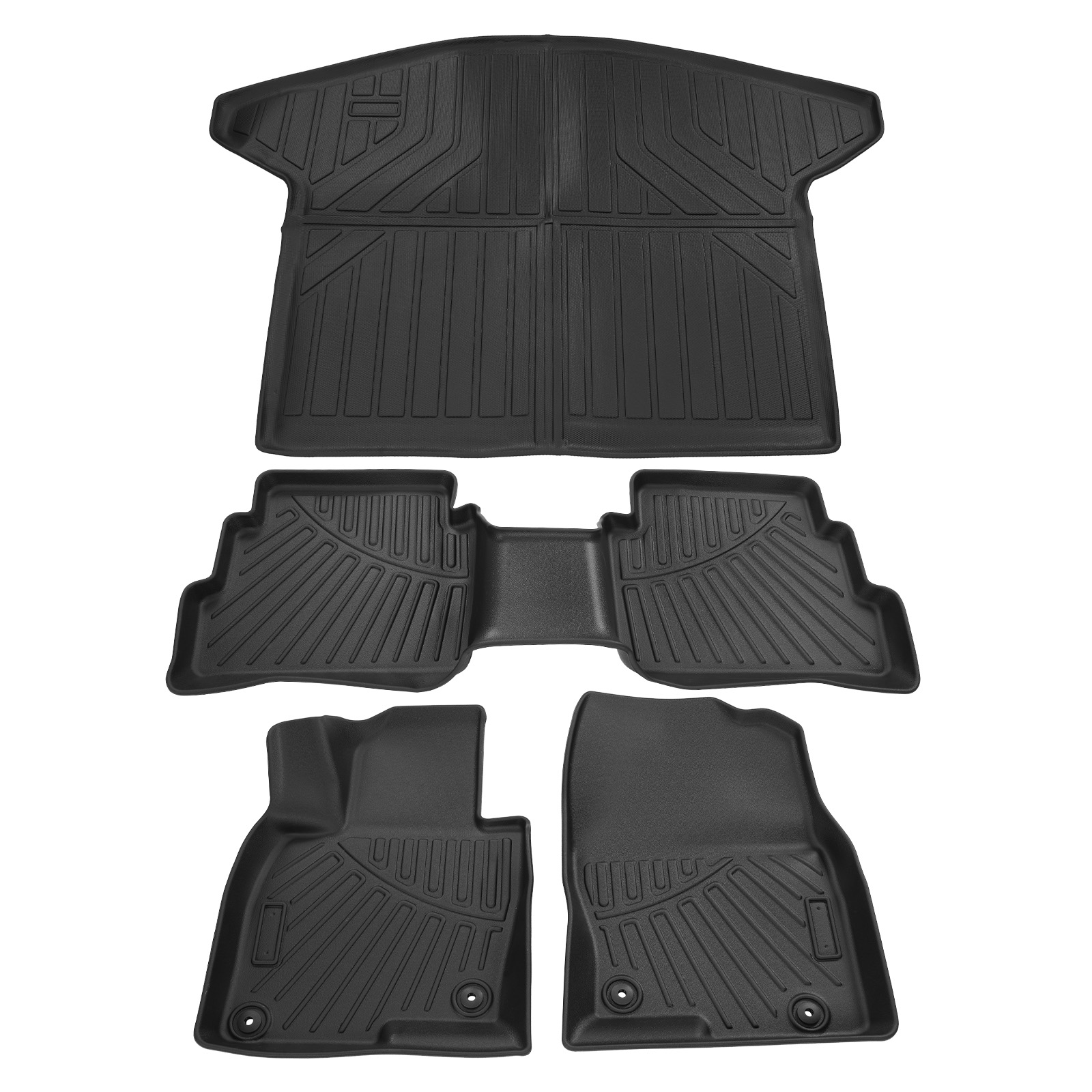 4PCS Floor Mats & Cargo Liner For Mazda CX-5 2017 2018 - 2024 All Weather TPE