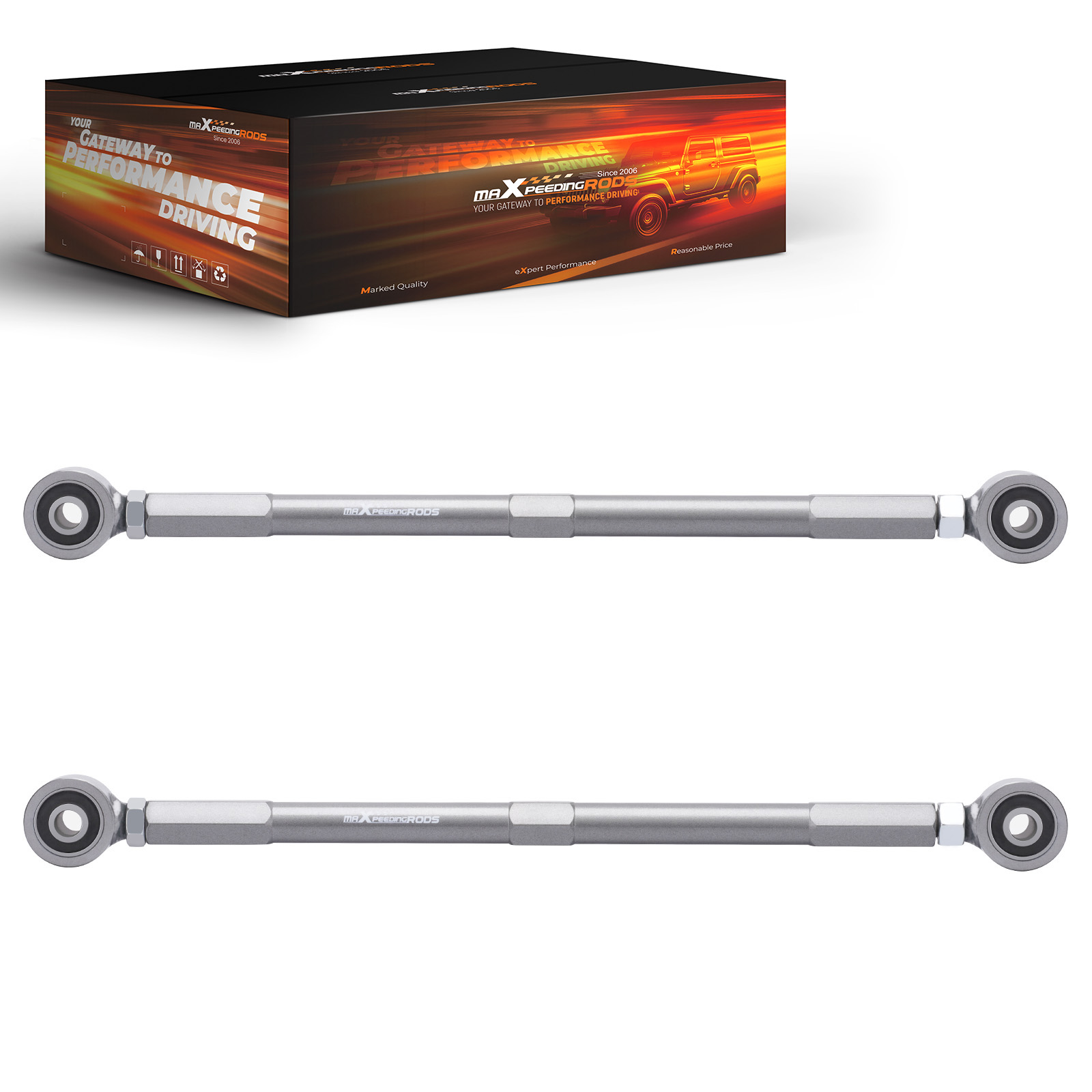 2x Adjustable Rear Lower Control Camber Arm for Mini Cooper R50 R52 R53 R56 R57