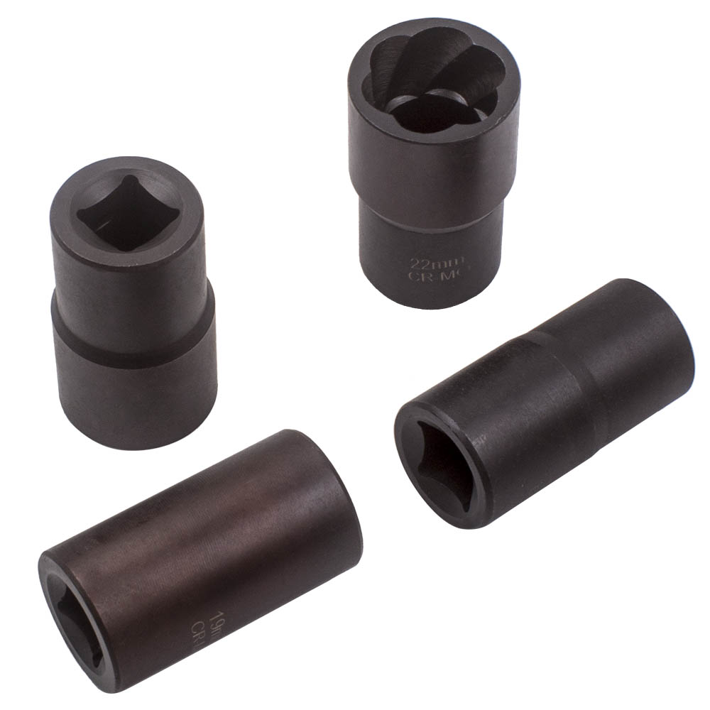lug nut extractor with reverse thread
