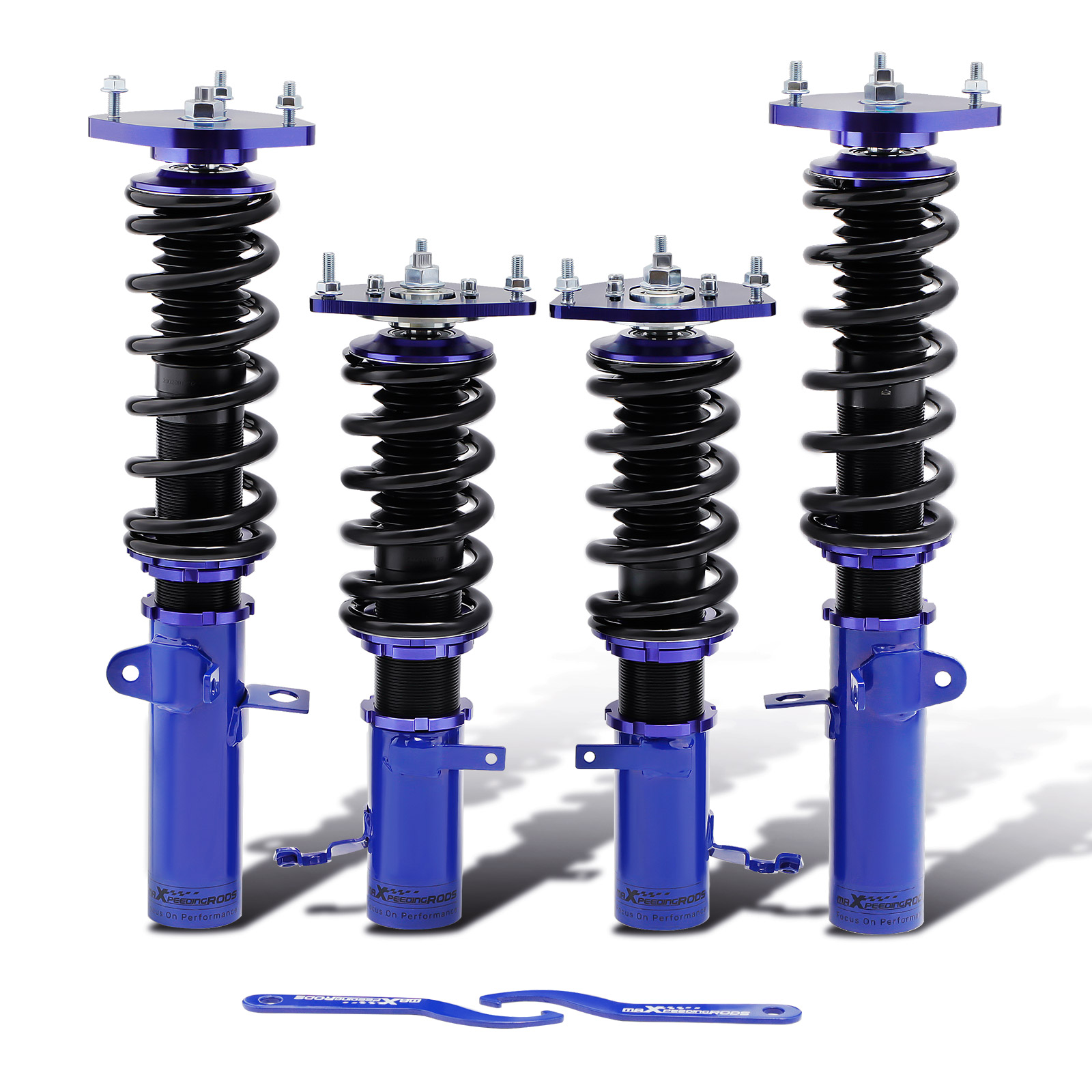 Adjustable Coilover Kit for Toyota Corolla E90/E100/E110 1987-2002 Blue