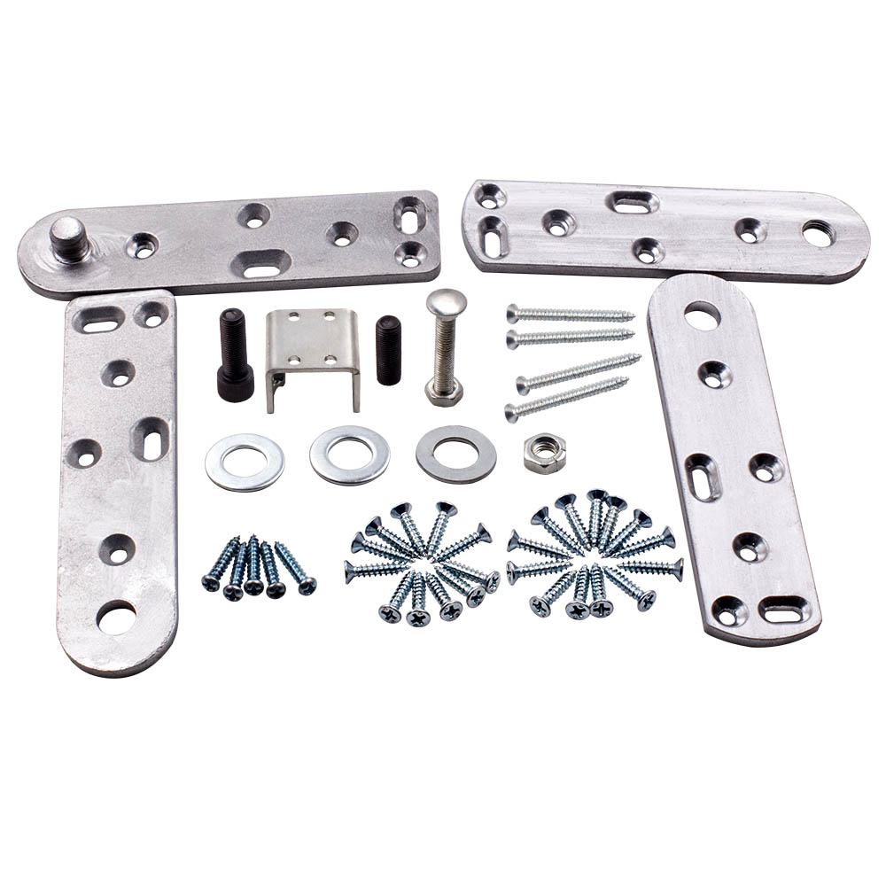 Silver Pivot Hinge Kit For Hidden Bookcase Door Secret Door