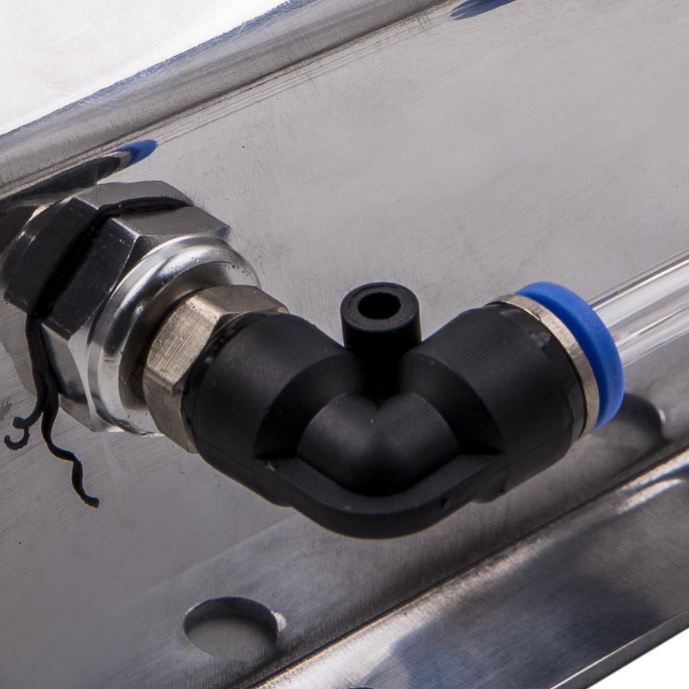 1 litre Aluminum Radiator Coolant Overflow Bottle Reservoir Recovery Water Tank