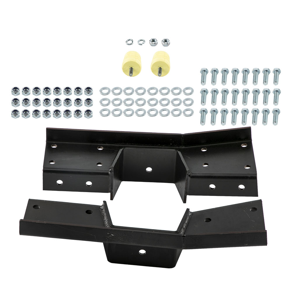 Rear Lowering C-Notch Bracket Kit with Bump Stop for GMC Sierra 1500 2001 - 2007