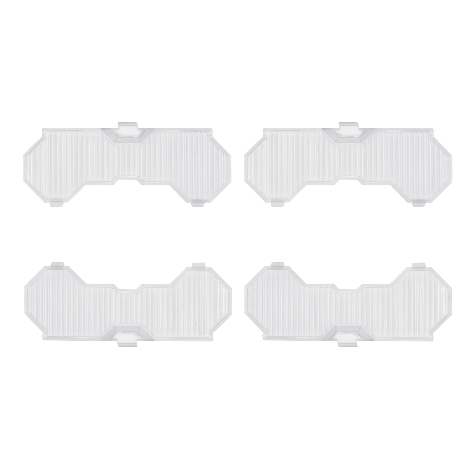4Pcs Transparent Flood Light Cover For Maxpeedingrods Driving Lights Waterproof