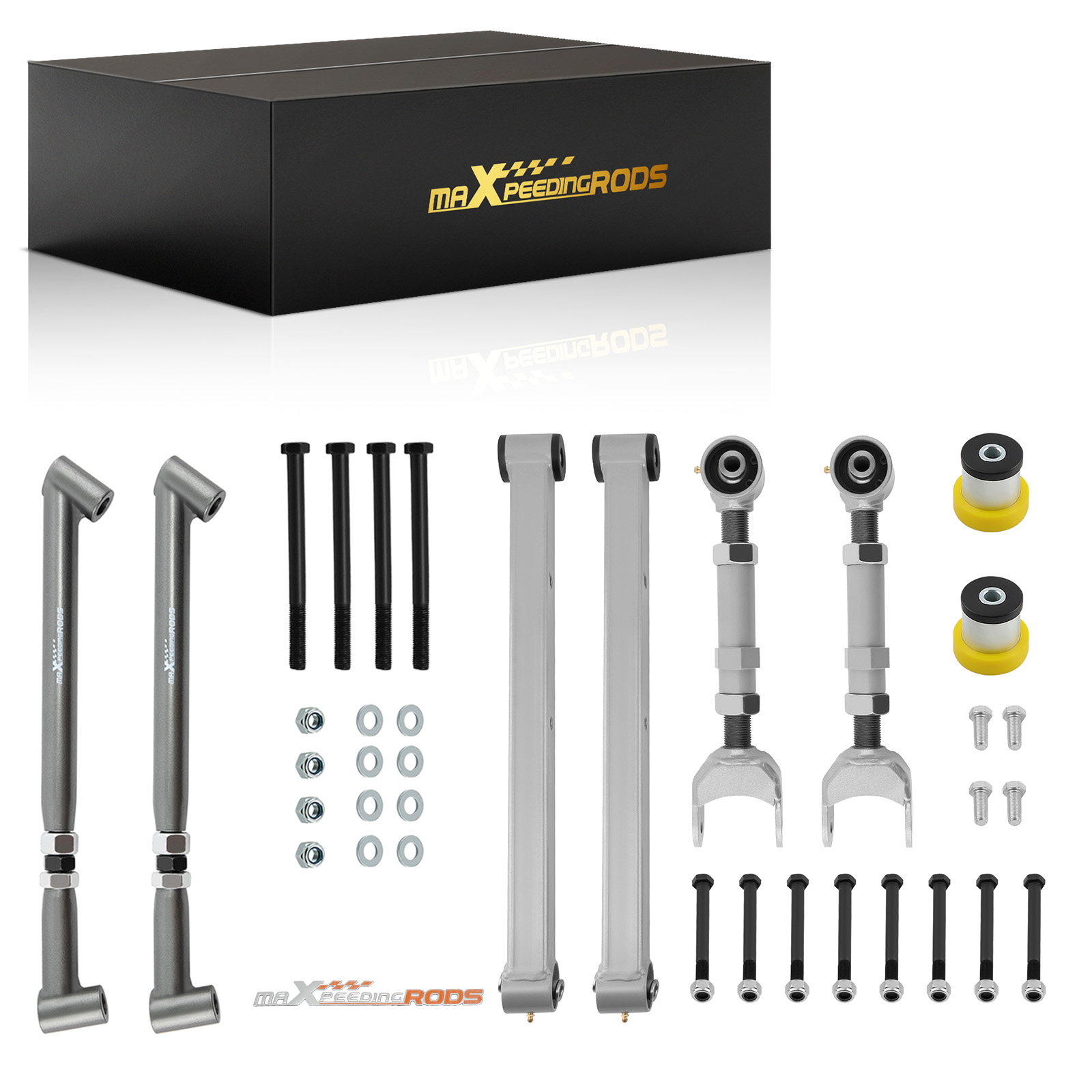 6x Rear Control Arms Trailing Arms Braces for 1968-1972 Chevelle for GM A-Body