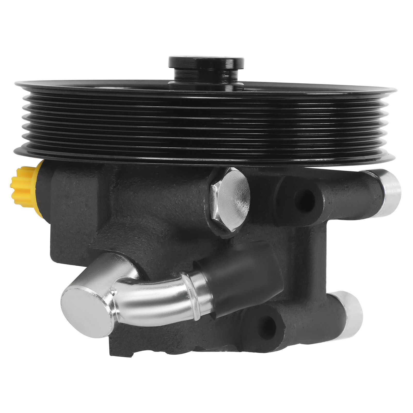 Power Steering Pump w/ Pulley For Ford Expedition 03-06 F-150 V8 4.6L 5.4L 05-08
