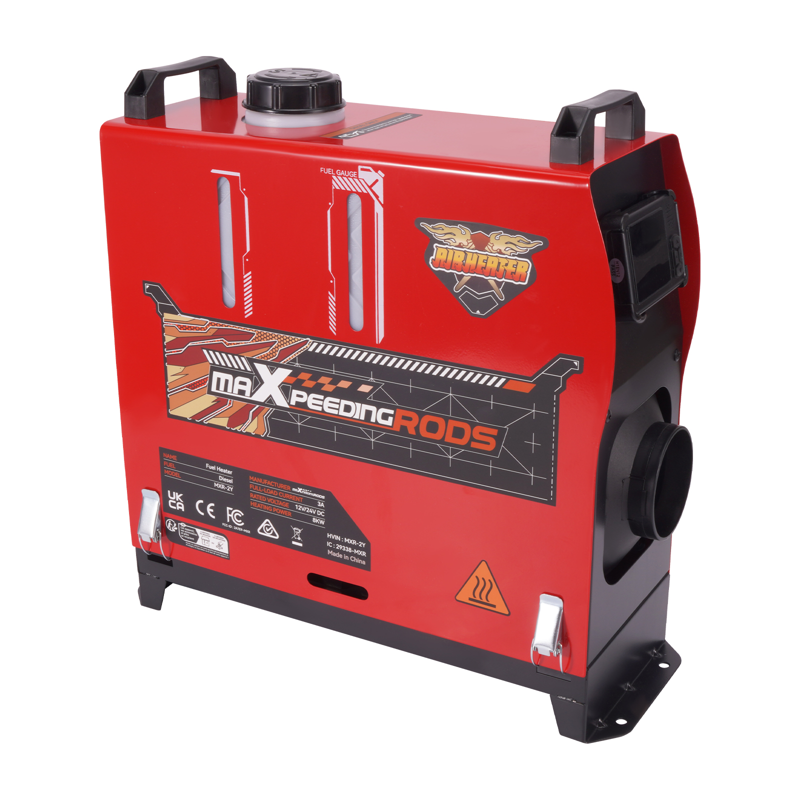 Diesel Heater 8KW Bluetooth App+ Dual Power Supply Modes For Car + Power Adapter