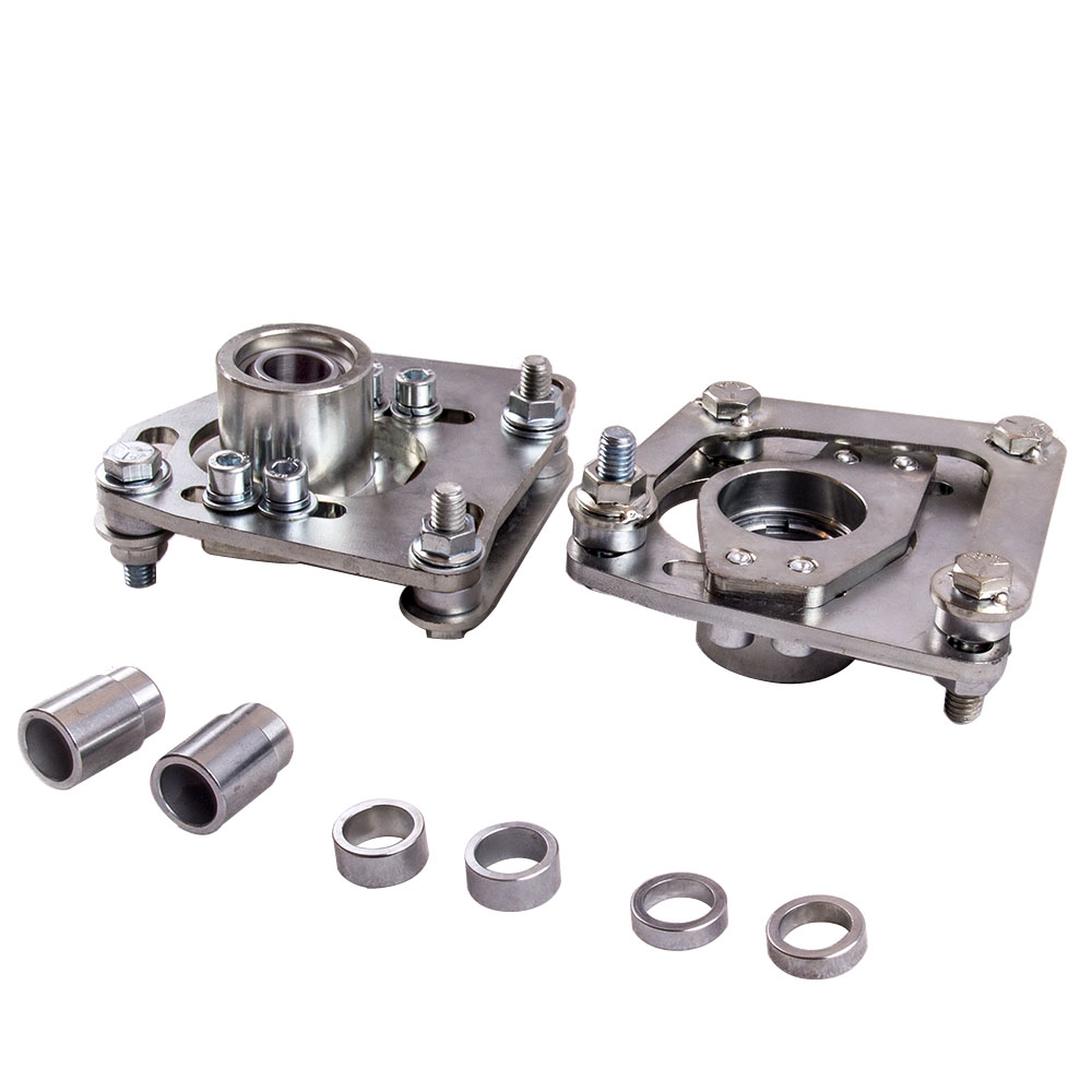 2Pcs Coliover Camber Plate Plates for Ford Mustang V6 V8 GT 94-04 Aluminum