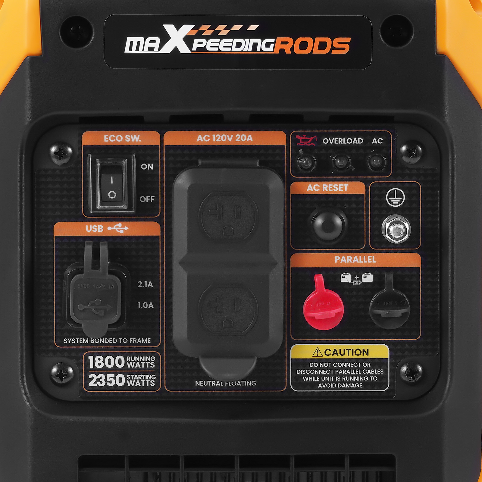 120V 2350W Inverter Generator Portable lightweight Gas Power For Camping Outdoor