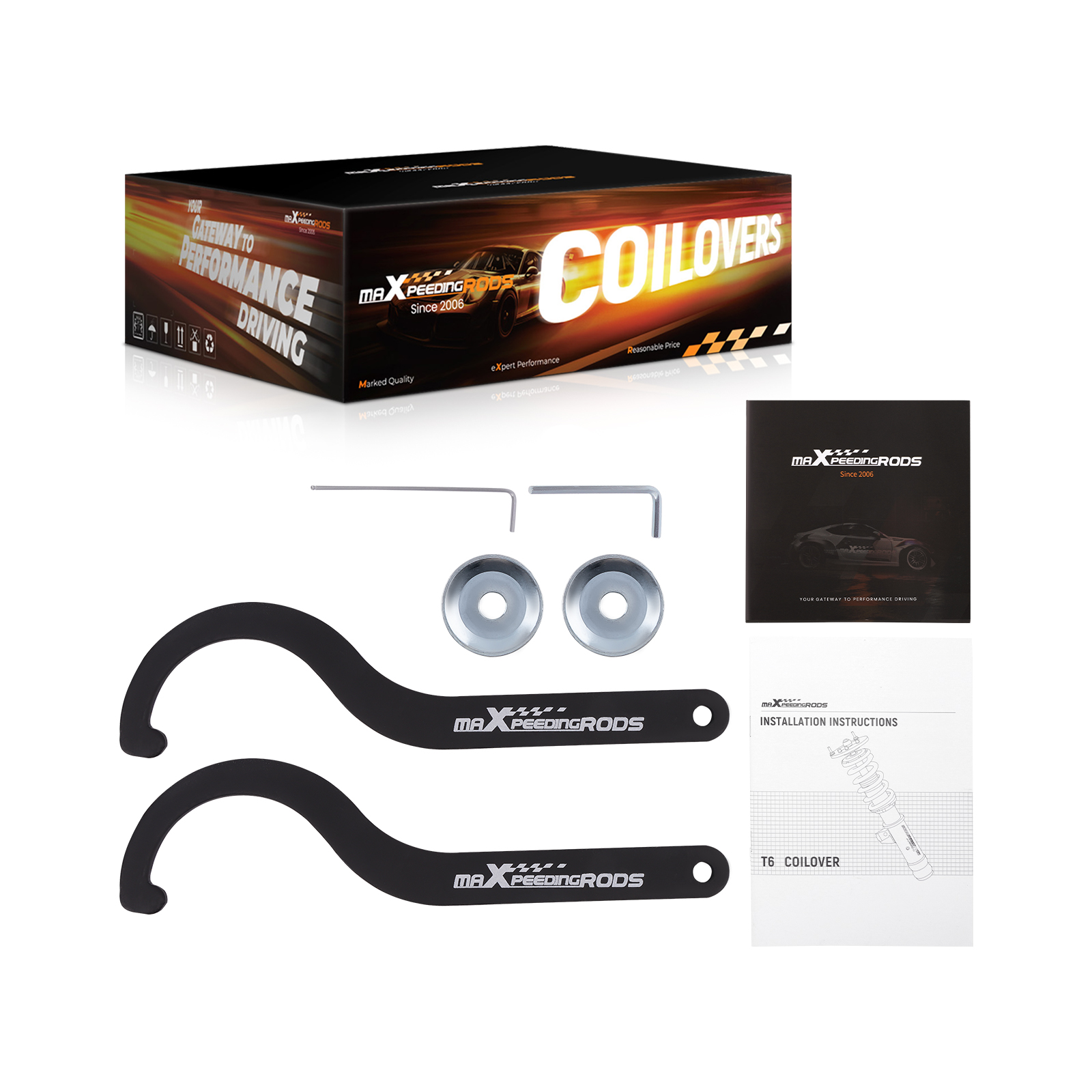 Adjustable Damper Coilover for Honda Civic Sedan 2006-2011 Twin Tube Structure