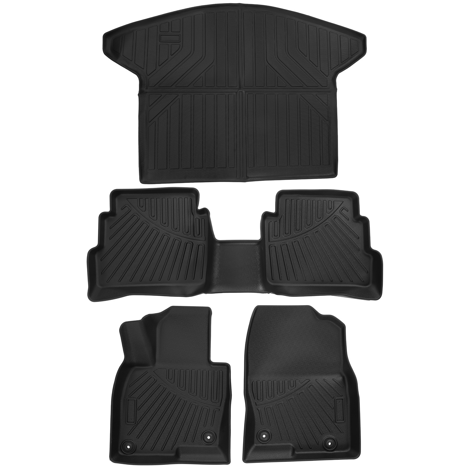 4PCS Floor Mats & Cargo Liner For Mazda CX-5 2017 2018 - 2024 All Weather TPE