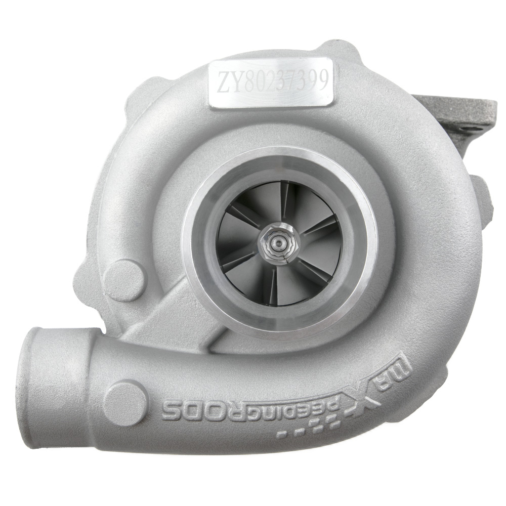 T04E T3/T4 0.63 A/R UNIVERSAL TURBO TURBOCHARGER 400+HP BOOST 5 BOLTS OIL COOLED