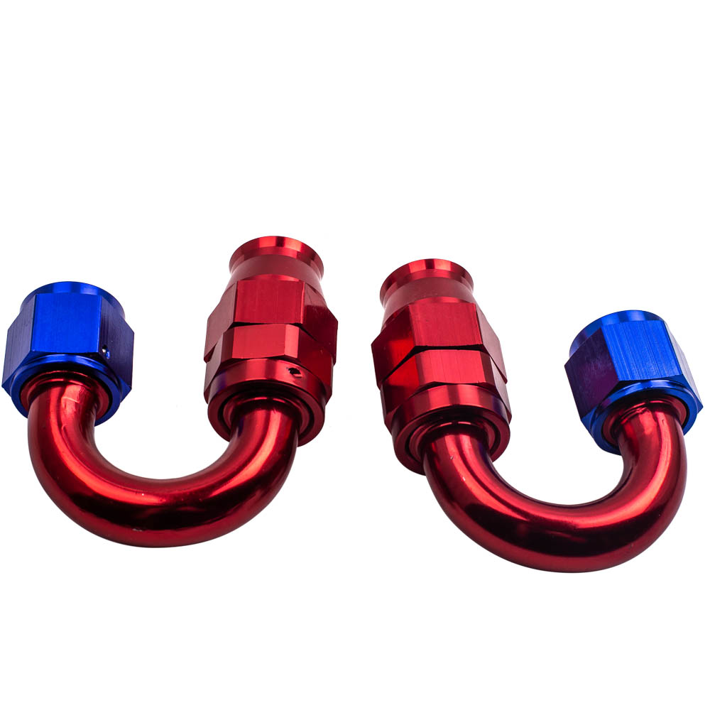 AN10 Stainless Steel PTFE Fuel Line Hose 6M 20FT & AN10 Swivel Fitting