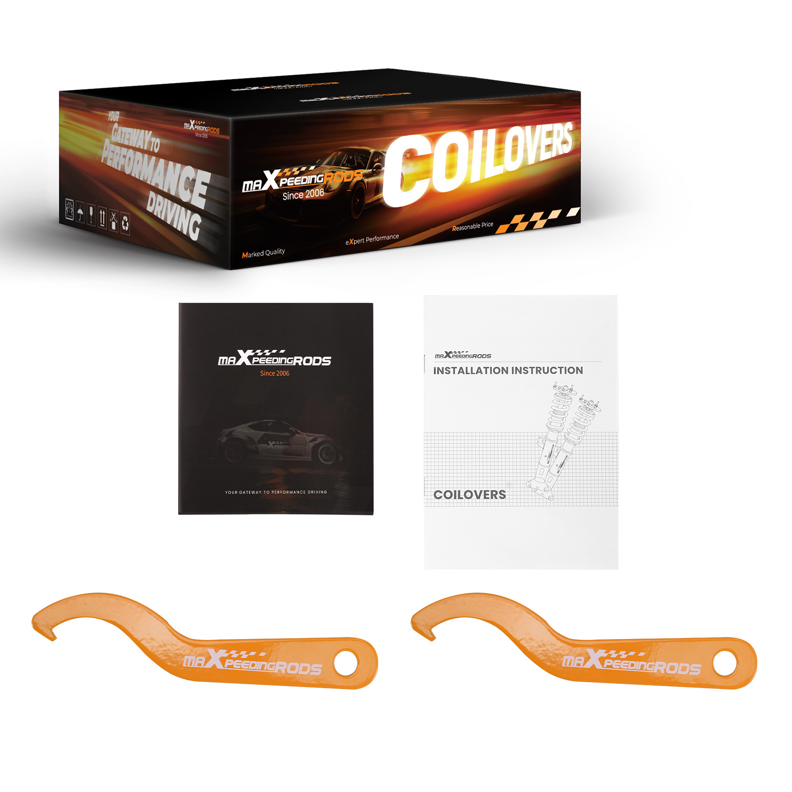 Coilovers Kit Shock Spring For BMW E60 525xi 535xi 528i Xdrive AWD 2004-2010