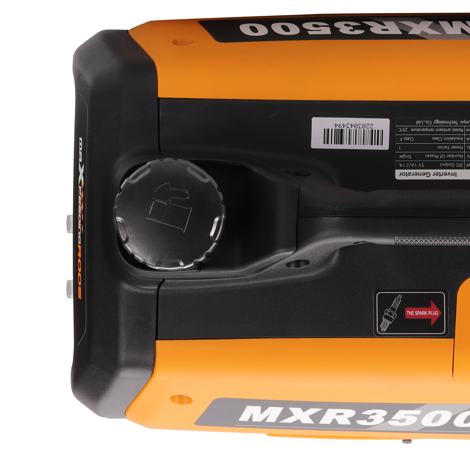 Portable Silent Generator Gasoline Power Station 3500W Max 3000W home backup