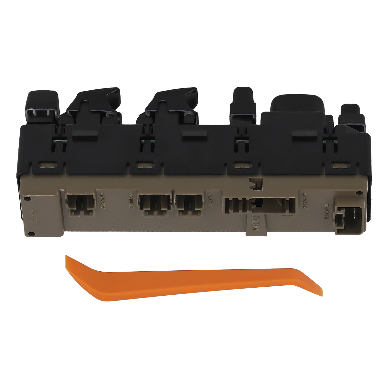 Power Window Switch Front Driver Left Side Black for Chevy Silverado 15883320