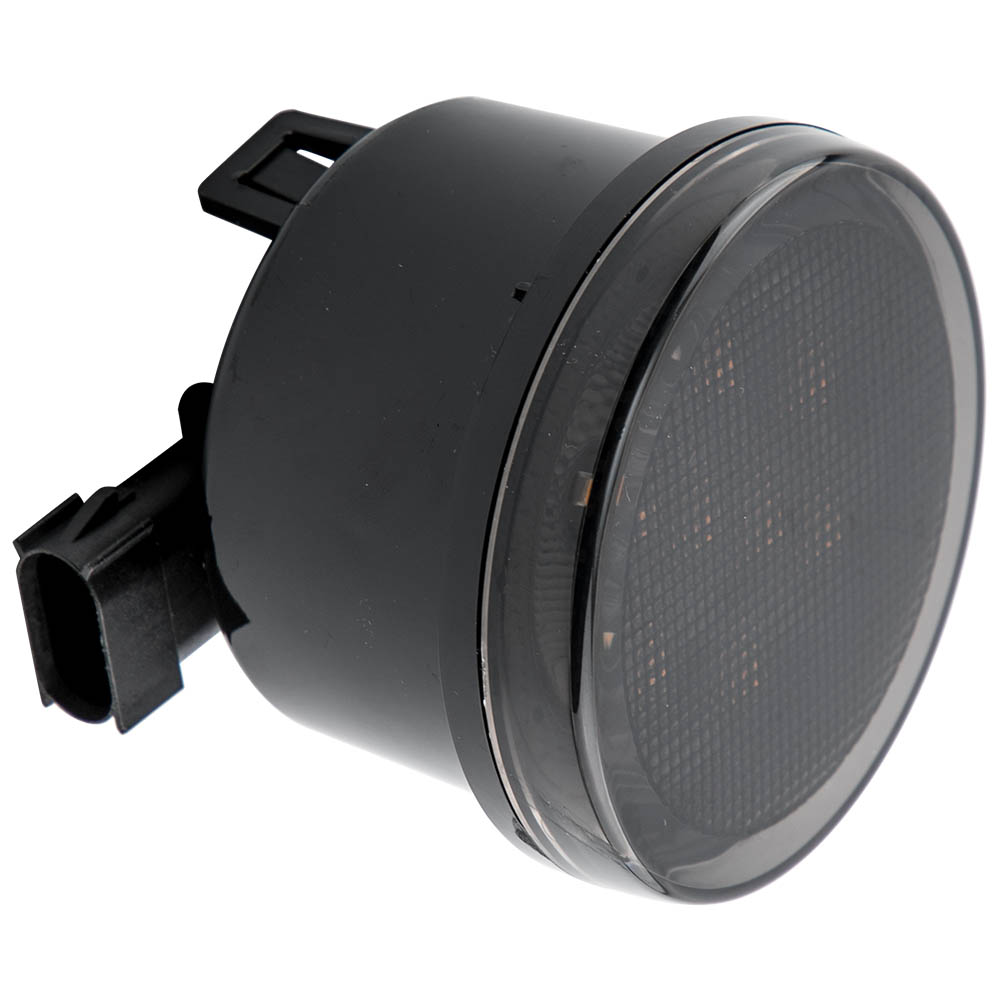 4W LED Front Fender Turn Signal Lights for Jeep Wrangler JK 2007-17 Amber Grille