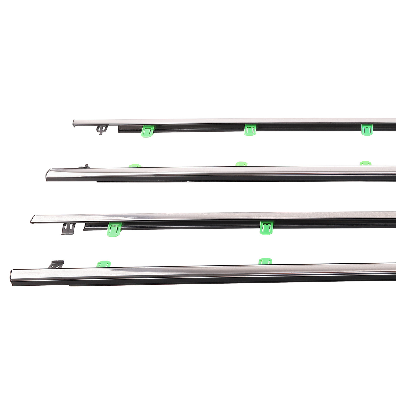 4Pcs Window Belt for Honda CR-V 2007-2011 Door Weatherstrips Waterproof ABS