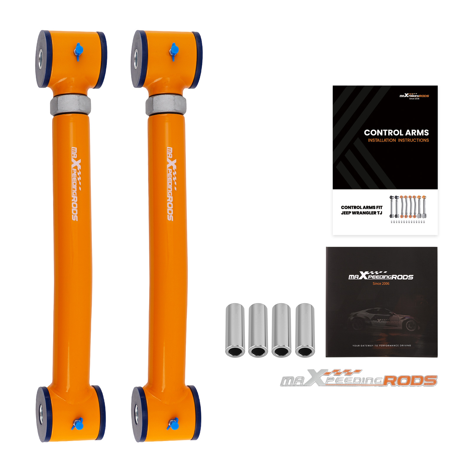 Front Adjustable Control Arms For 97-06 Jeep Wrangler TJ 1984-2001 Cherokee XJ