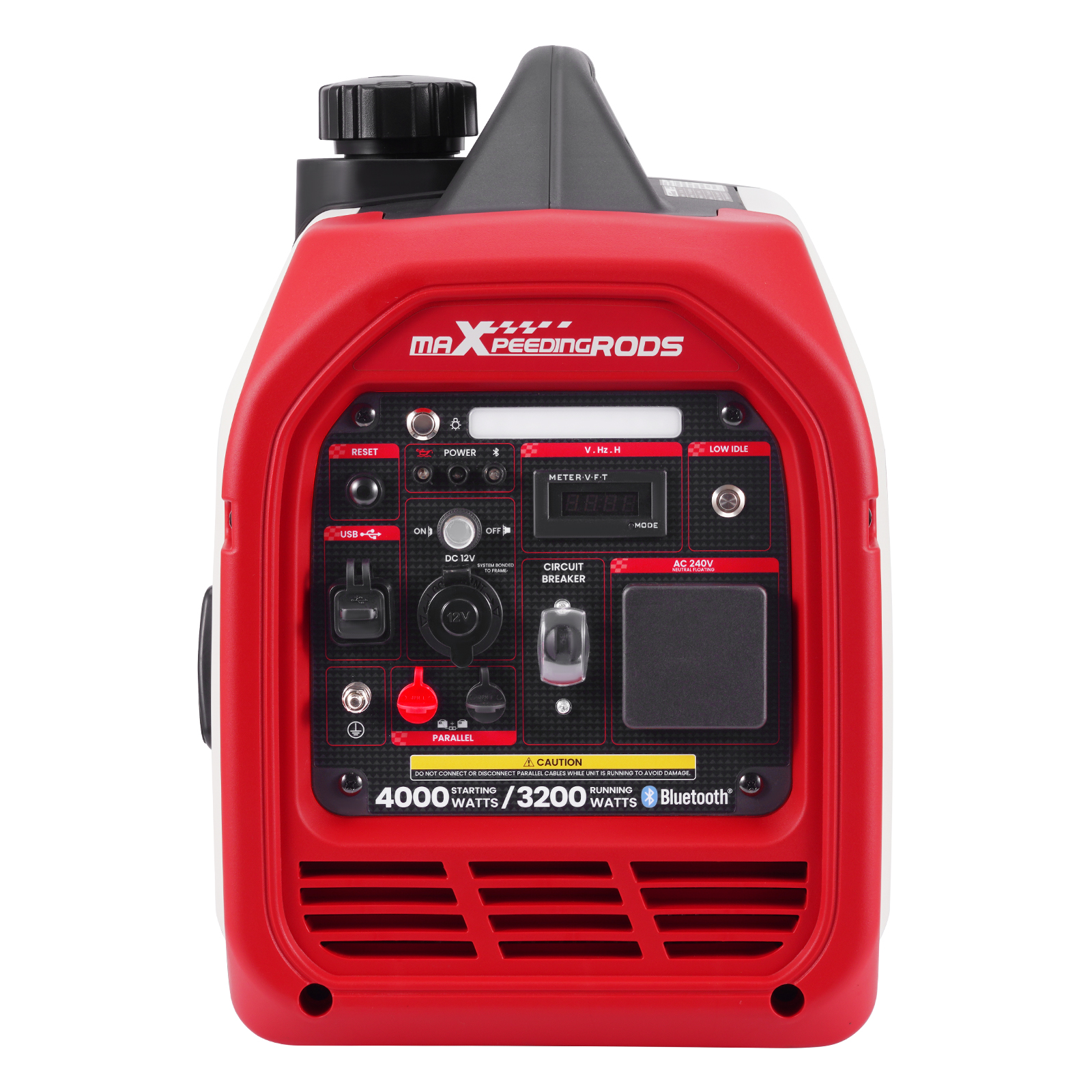 Smart Inverter Generator 3.2KW Rated Portable Petrol Digital Meter for Camping