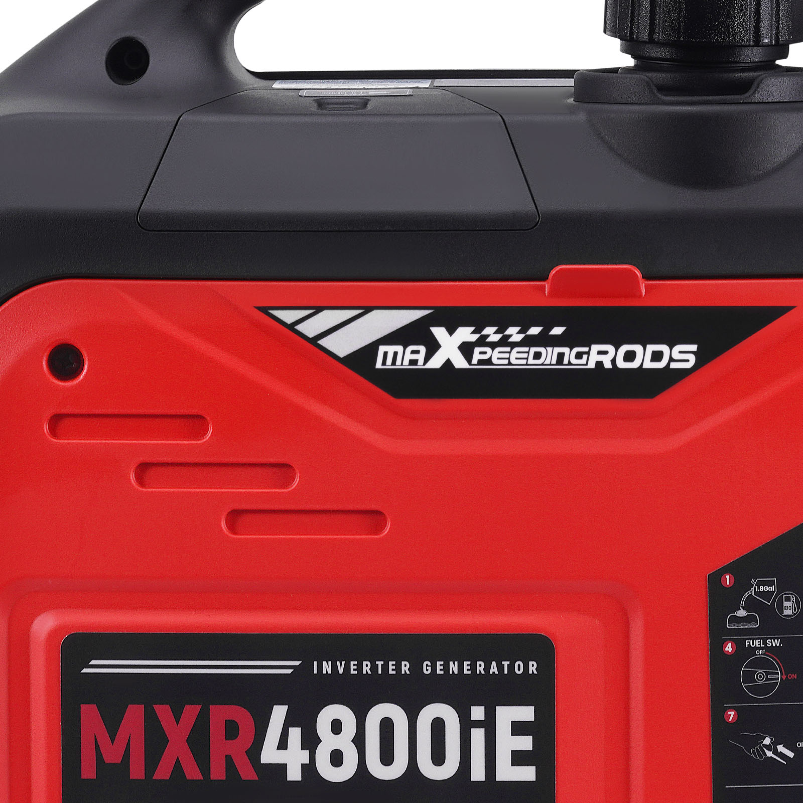 120V 4.8KW Inverter Generator Portable lightweight Gasoline Home Backup