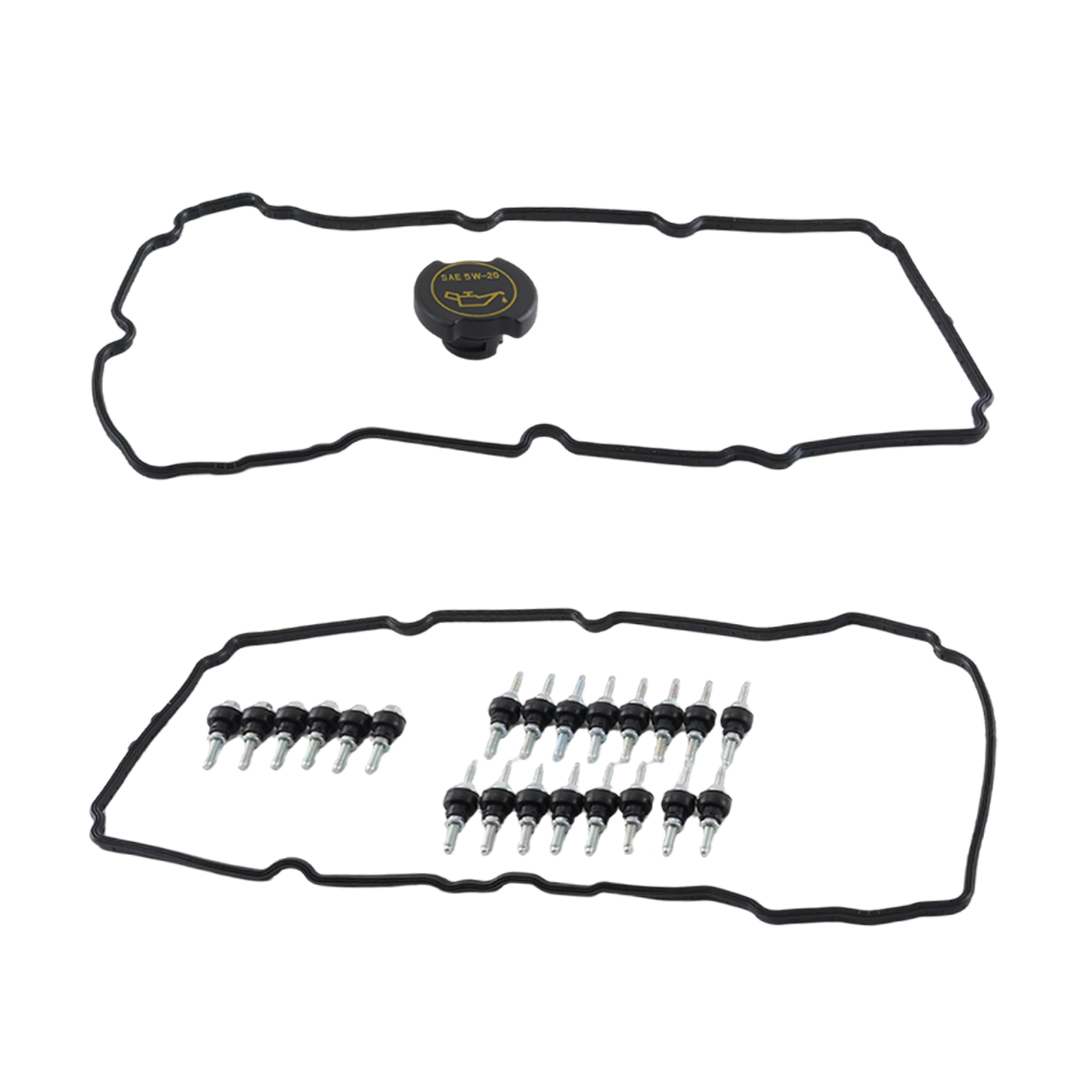 Left&Right Engine Valve Cover for Ford F150 Edge Mustang 11-18 Lincoln MKZ 13-16