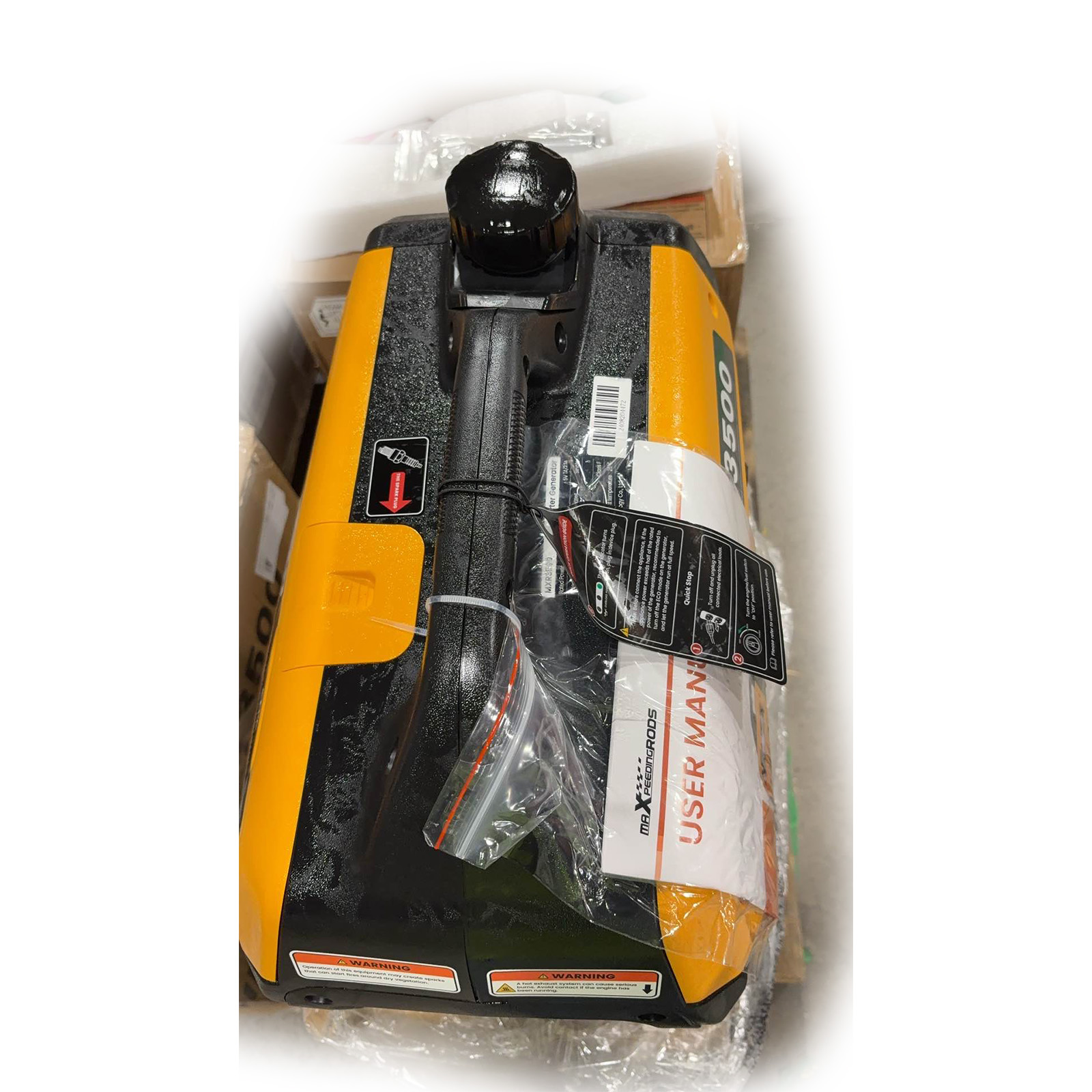 Inverter Generator Portable 3500 Watt Gasoline  for RV Home Camping returned