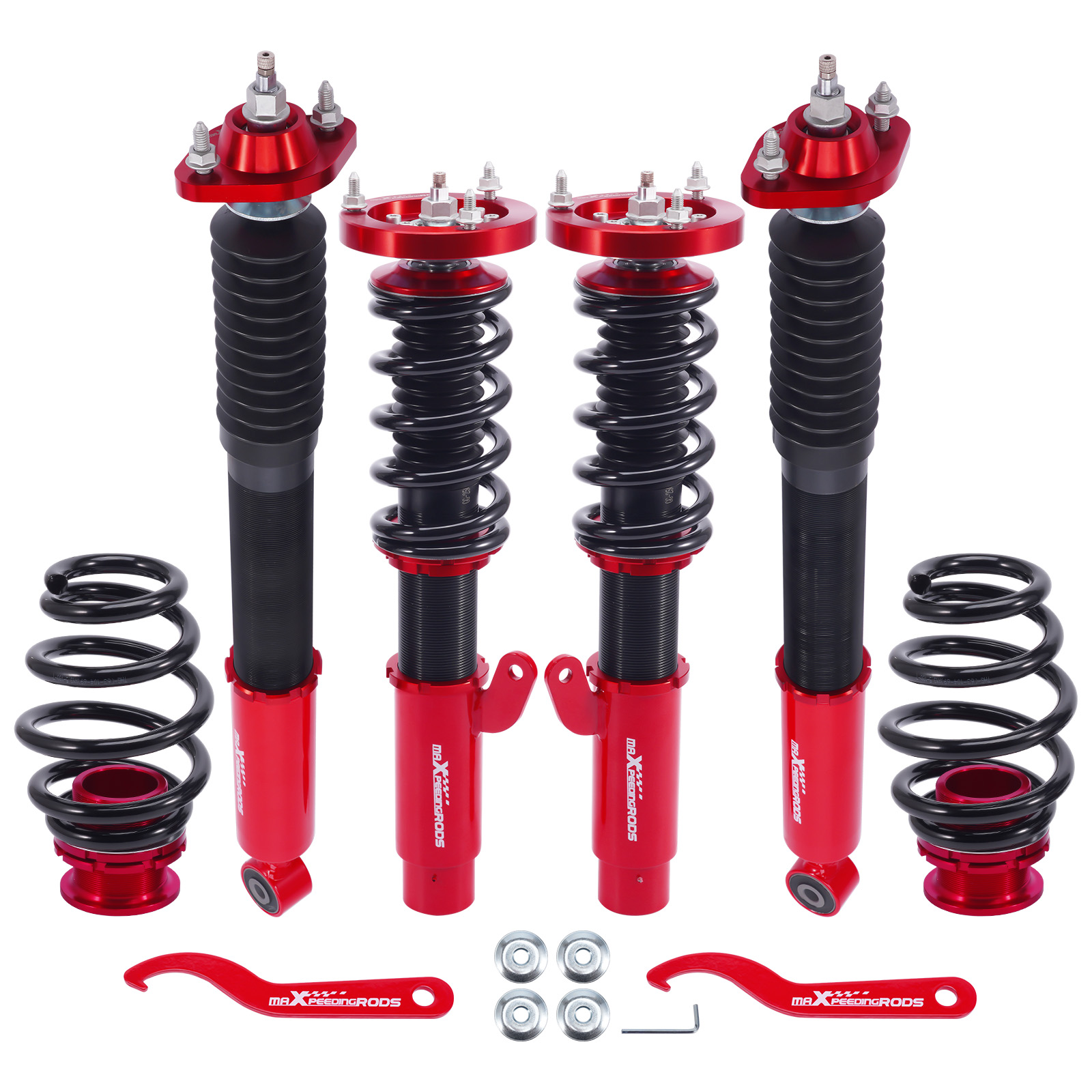 Coilover Shock Spring Strut for BMW 3 E46 Sedan Convertible Coupe 1999-12/2006