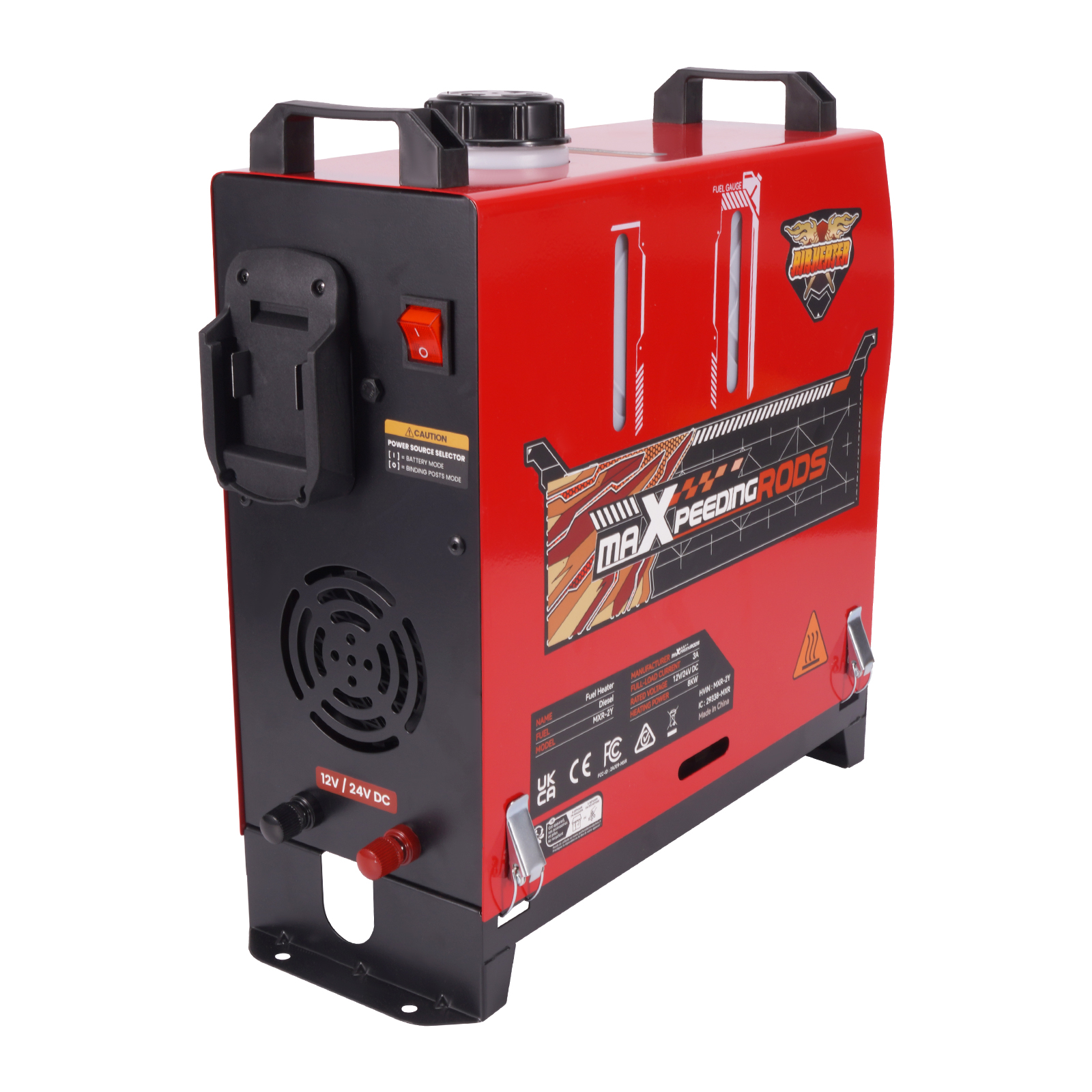 Diesel Heater 8KW Bluetooth App+ Dual Power Supply Modes For Car + Power Adapter