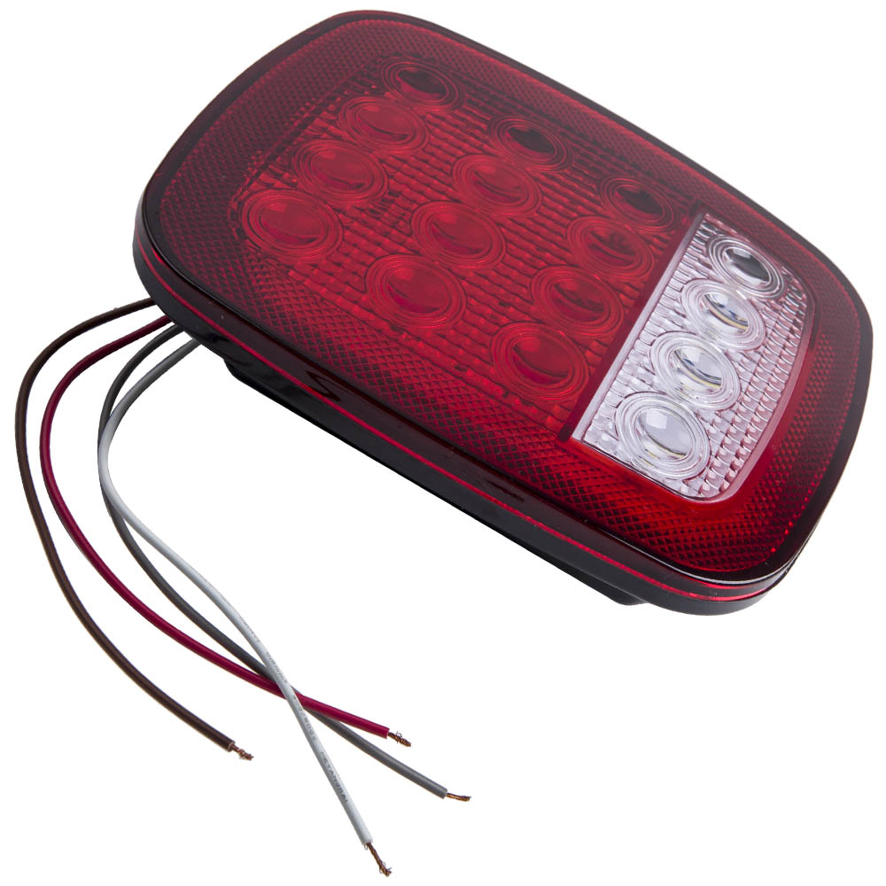 One pair LED Lighting Tail Lights Rear Lamps Set For Jeep Wrangler CJ 76-06