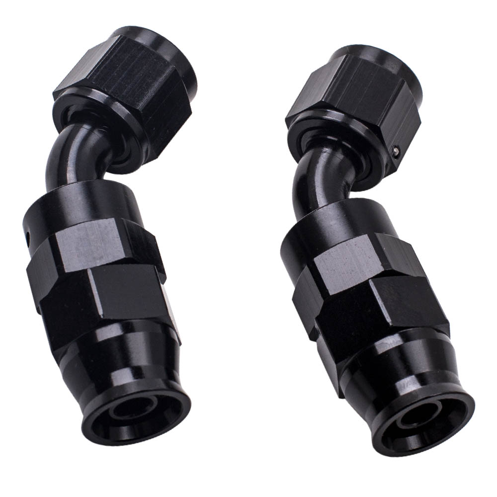 New AN6 Braided PTFE E85 Ethanol Oil Line Fuel Hose End Fitting 20FT 6 Meters