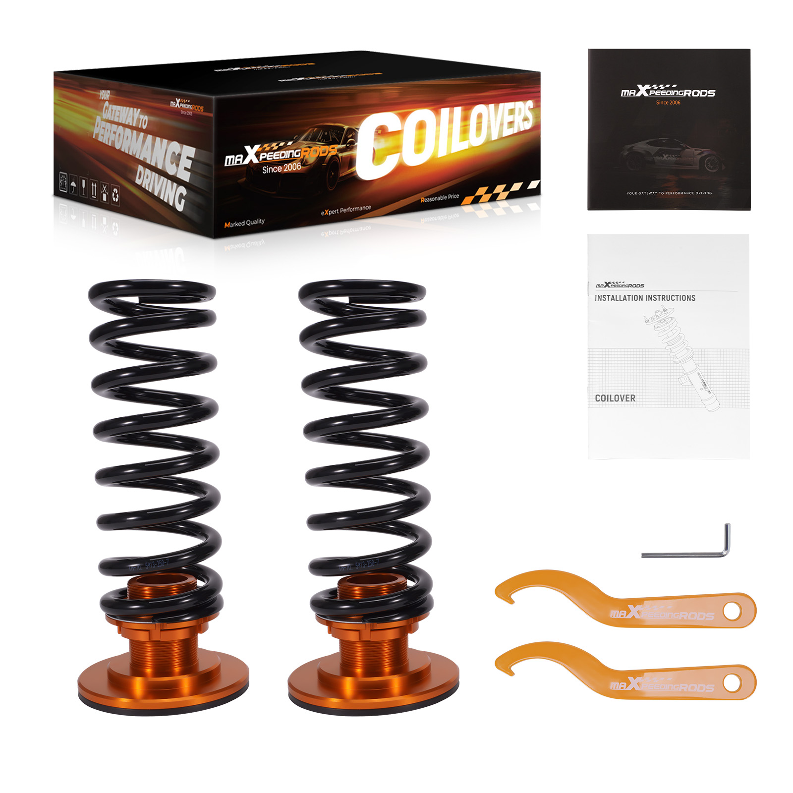 24 Way Adjustable Coilover For Nissan 350z Z33 2003–2008 Skyline Coupe V35 03-07