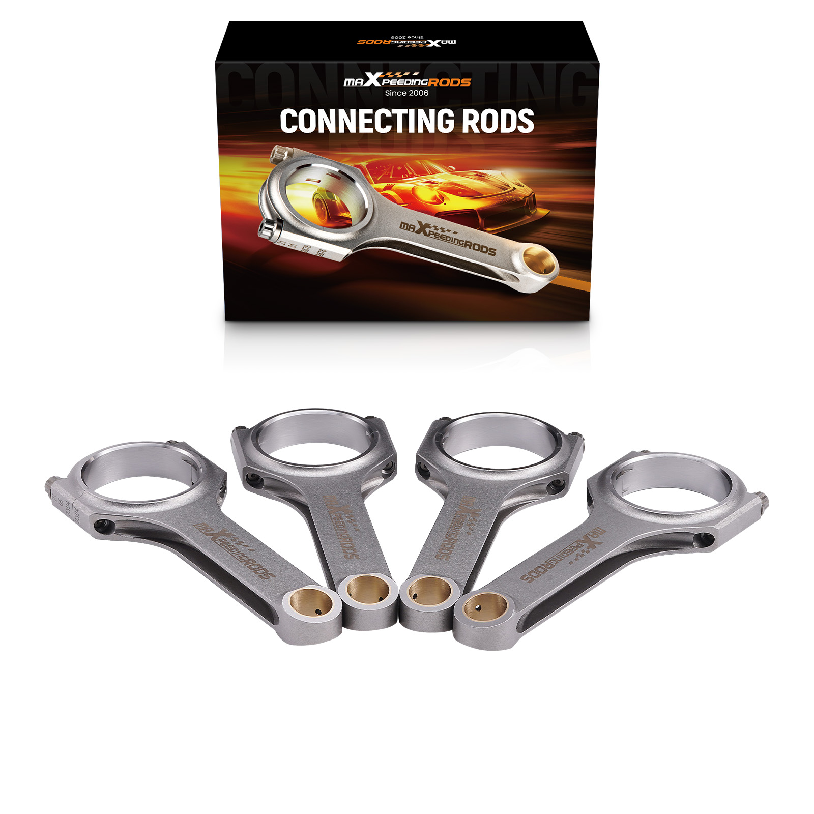 H-Beam Connecting Rods for Mercedes-Benz M274 Infiniti Q50 Q60 2.0T ARP 5.457