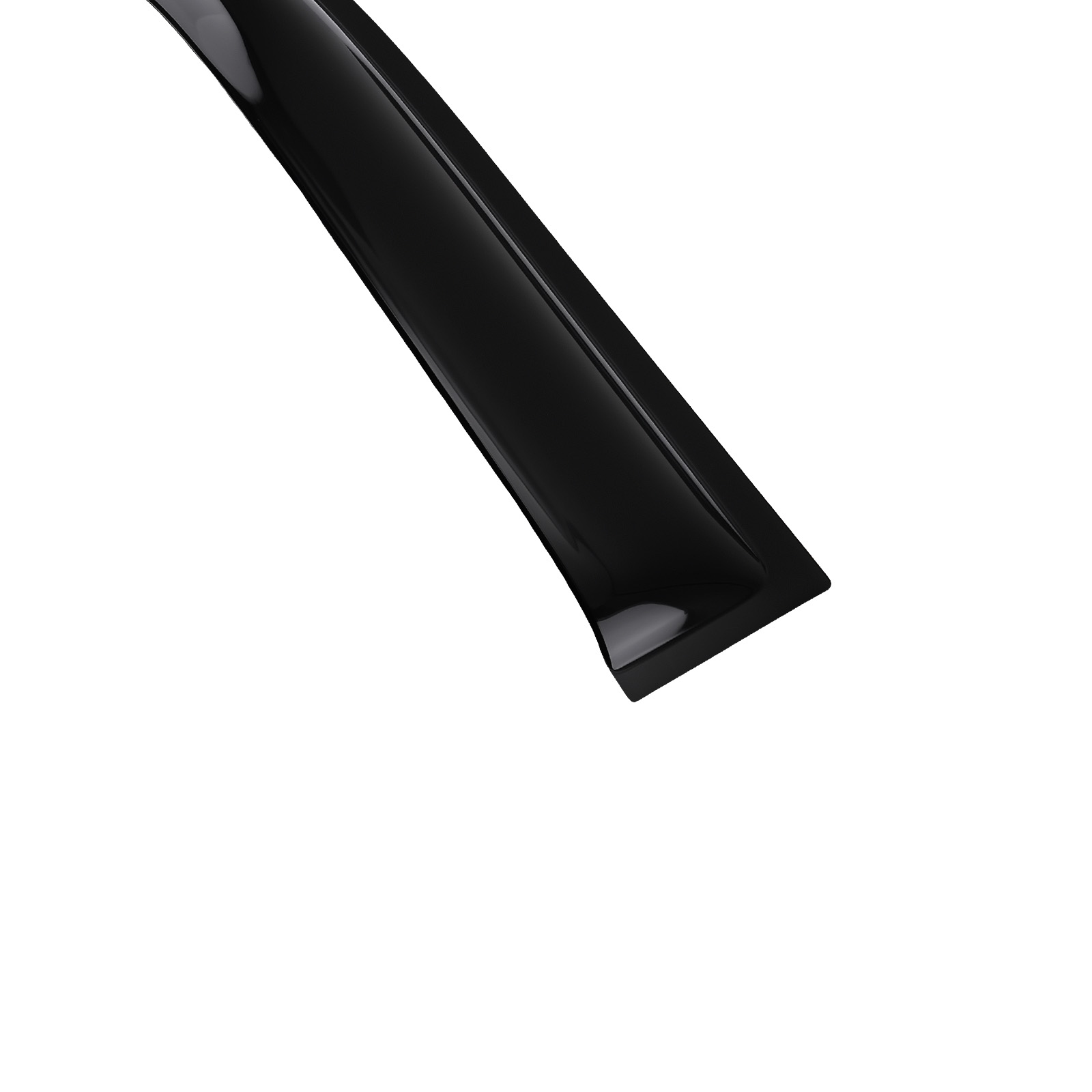 Acrylic Window Weather Shields for Toyota Hiace 1990-2005 2Pcs Black