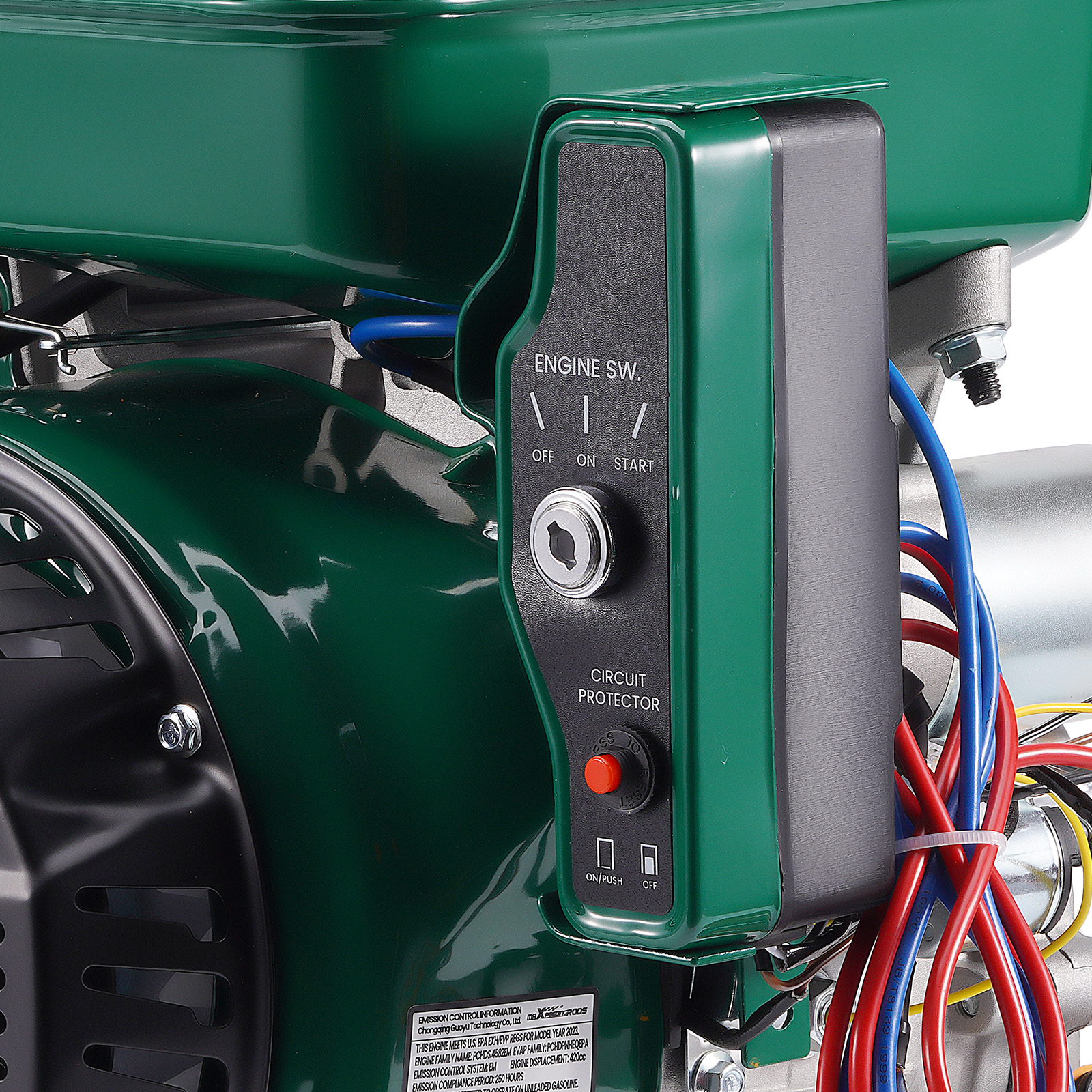 420cc  Electric Start Gasoline Engine Motor Horizontal 4-Stroke 15HP Lawn Mowers