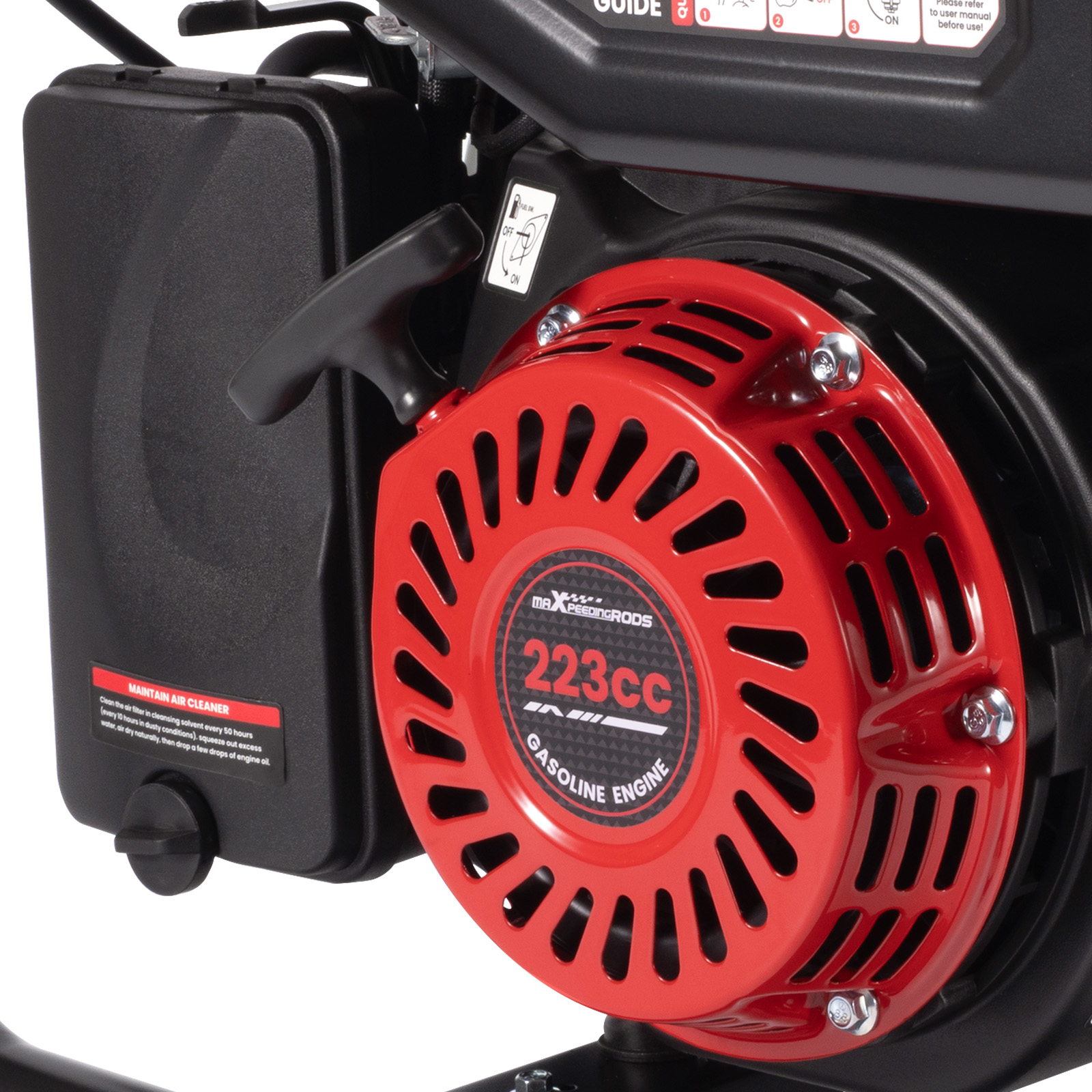 Gas Powered Generator 4800W Peak Digital Inverter Pure Sine Wave USB Outlets