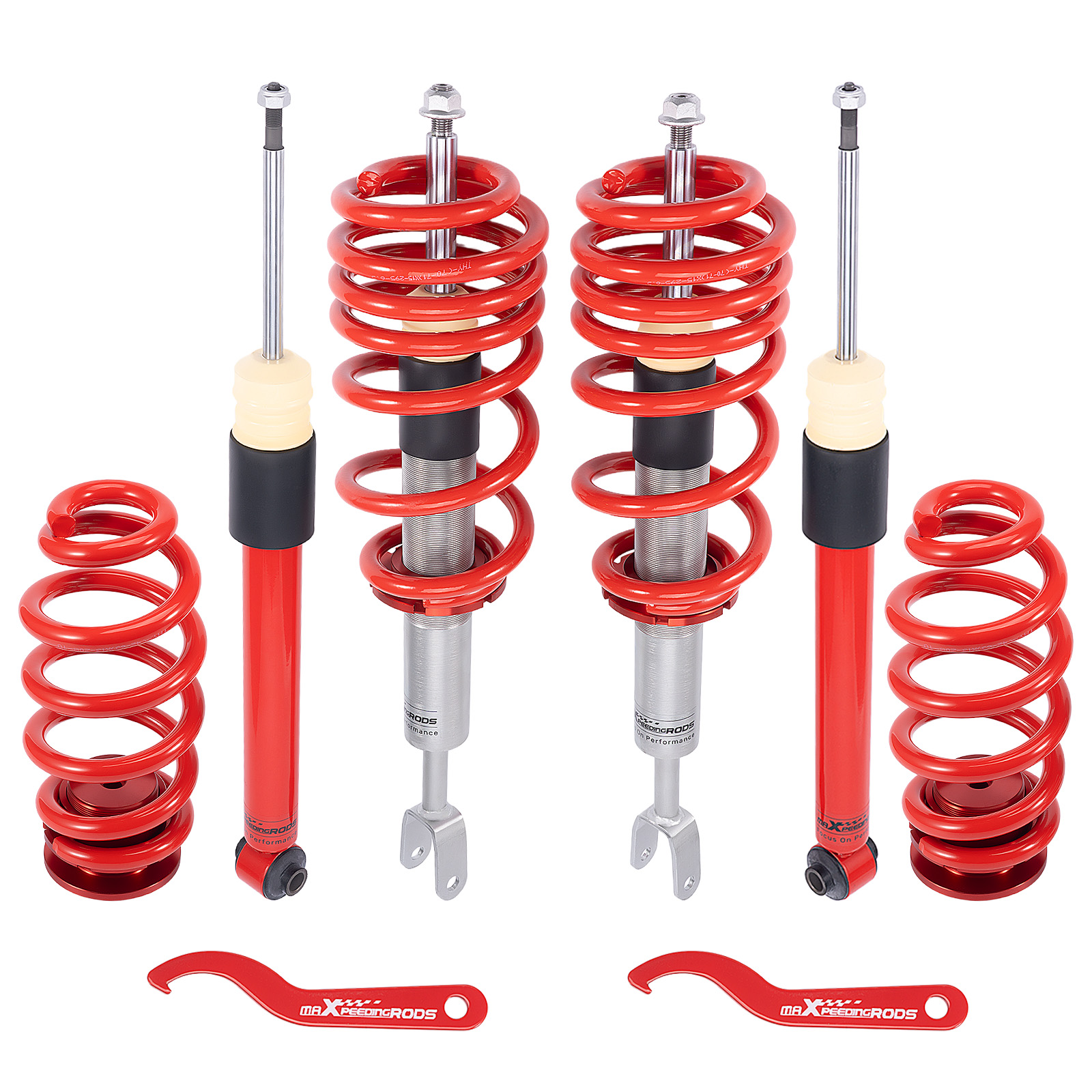 Coilover Lowering Kit For Audi A4 8E2, B6 Avant 8ED B7 8EC B7 1.8 Tquattro 04-08