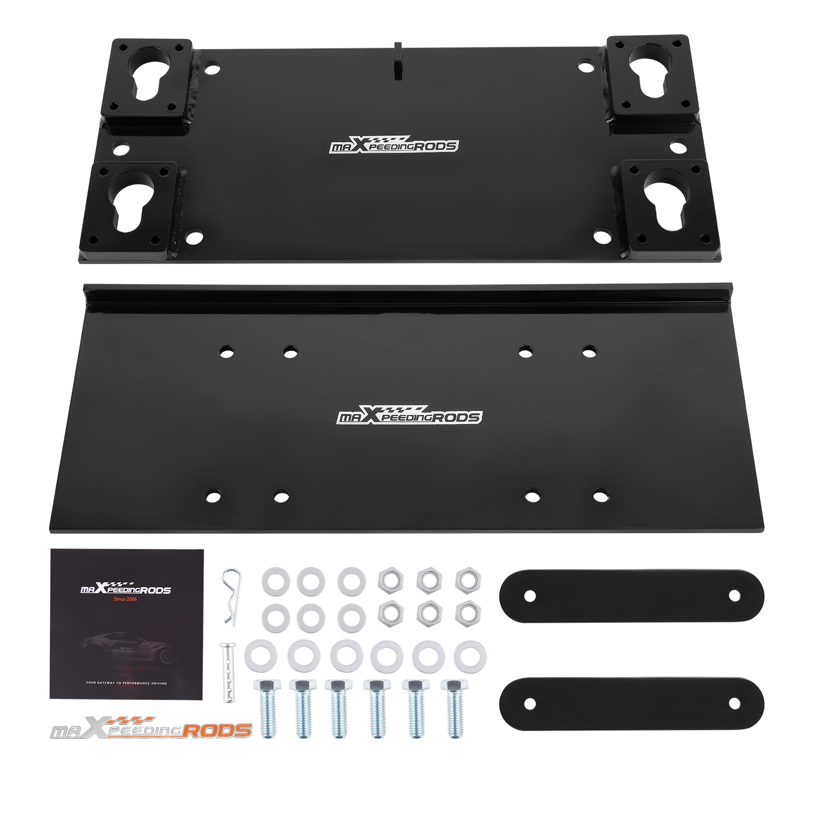 Steel Winch Mounting Bracket For dedicated trailer winch mount platform